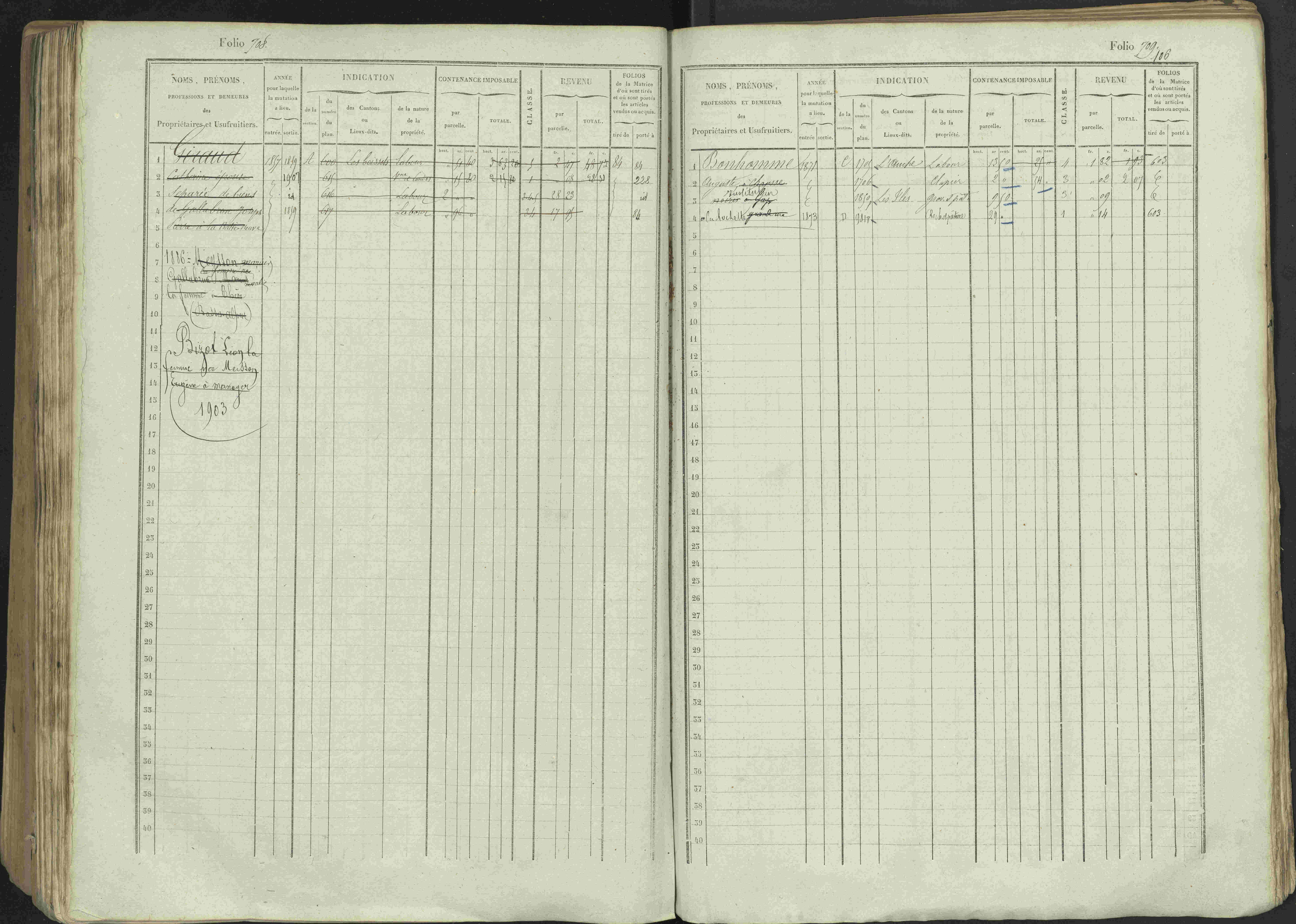 Avançon - 3 P 194/1 - 3 P 194/1 - Matrice, folios 1-772. 