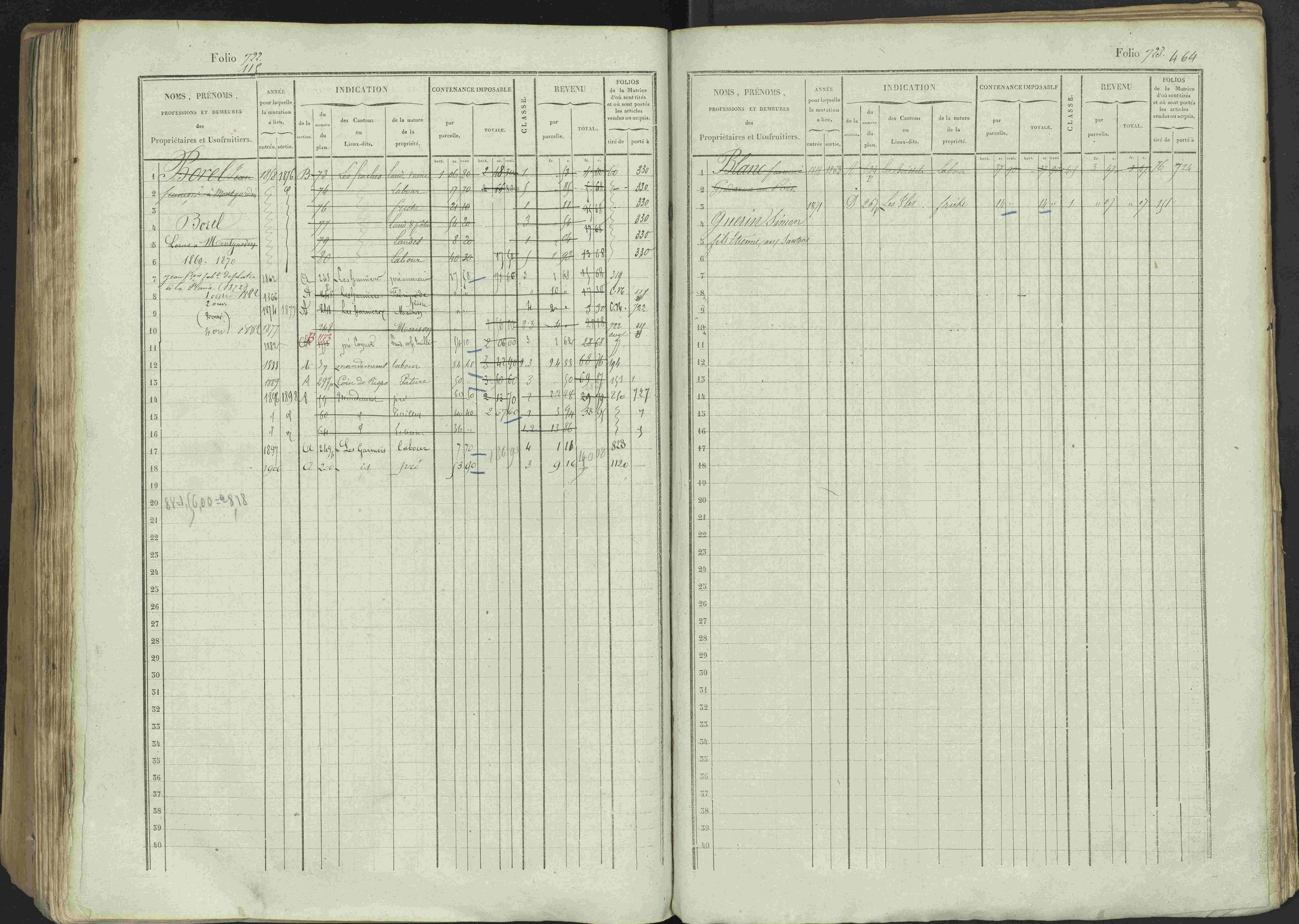 Avançon - 3 P 194/1 - 3 P 194/1 - Matrice, folios 1-772. 