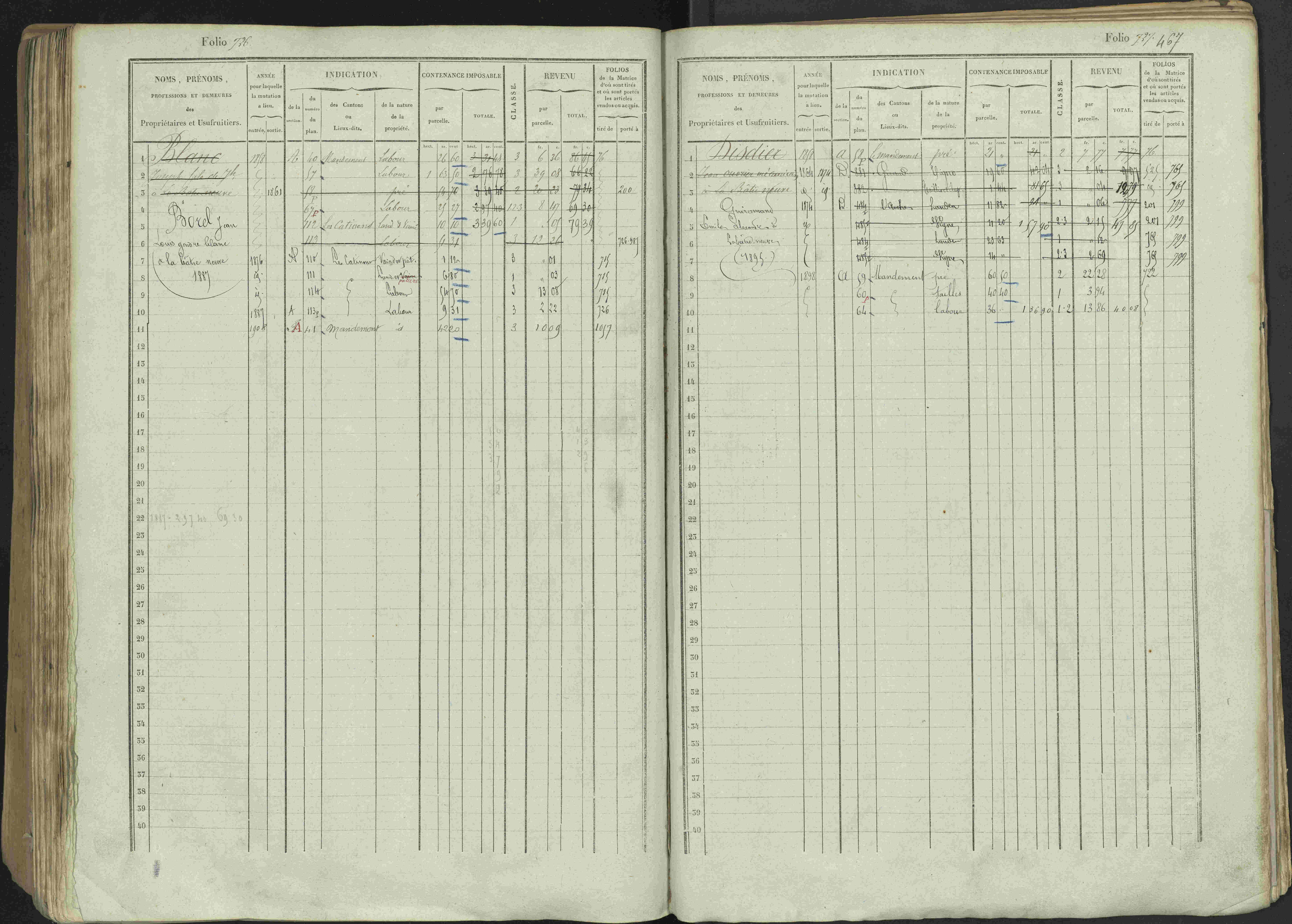 Avançon - 3 P 194/1 - 3 P 194/1 - Matrice, folios 1-772. 