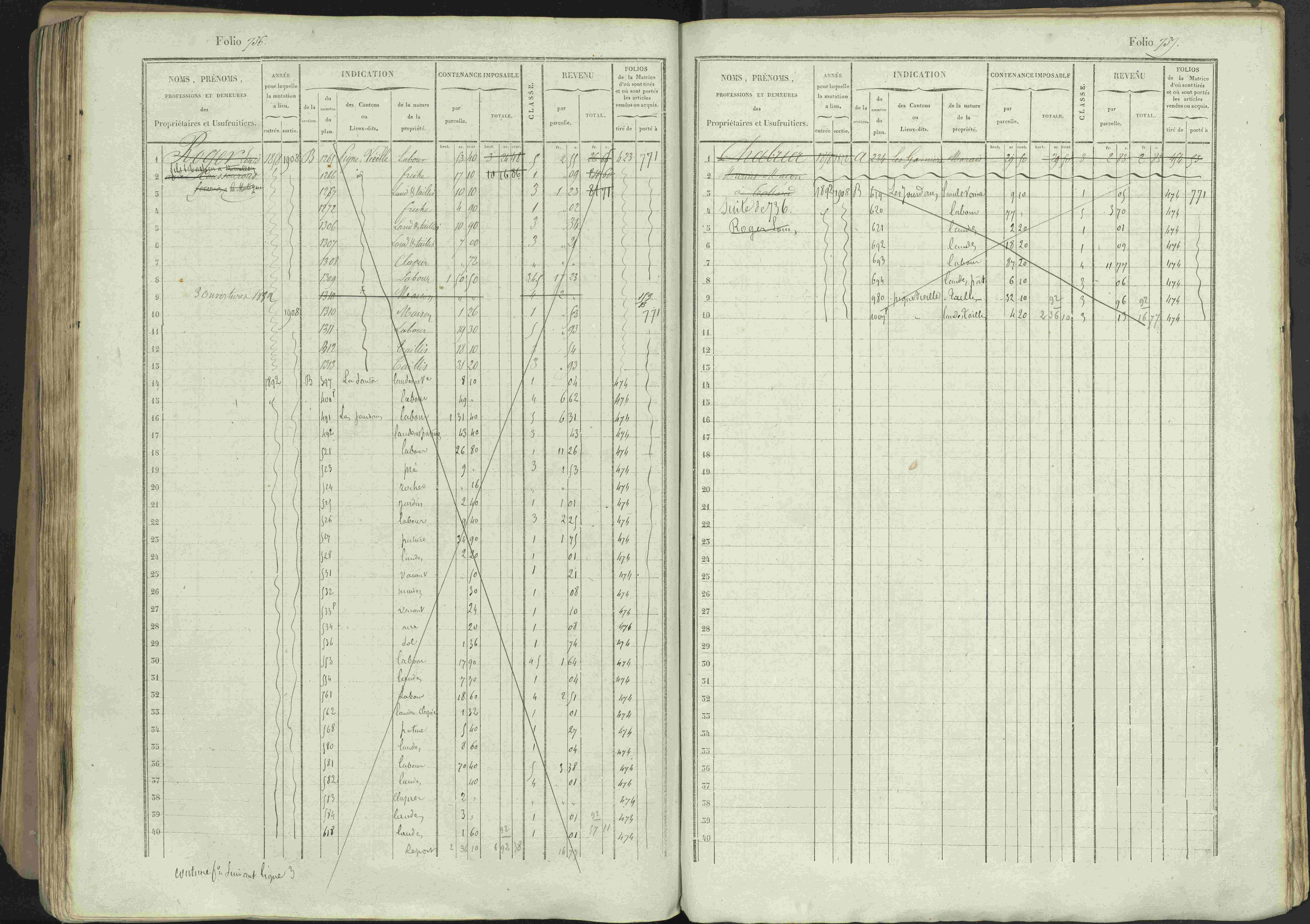 Avançon - 3 P 194/1 - 3 P 194/1 - Matrice, folios 1-772. 