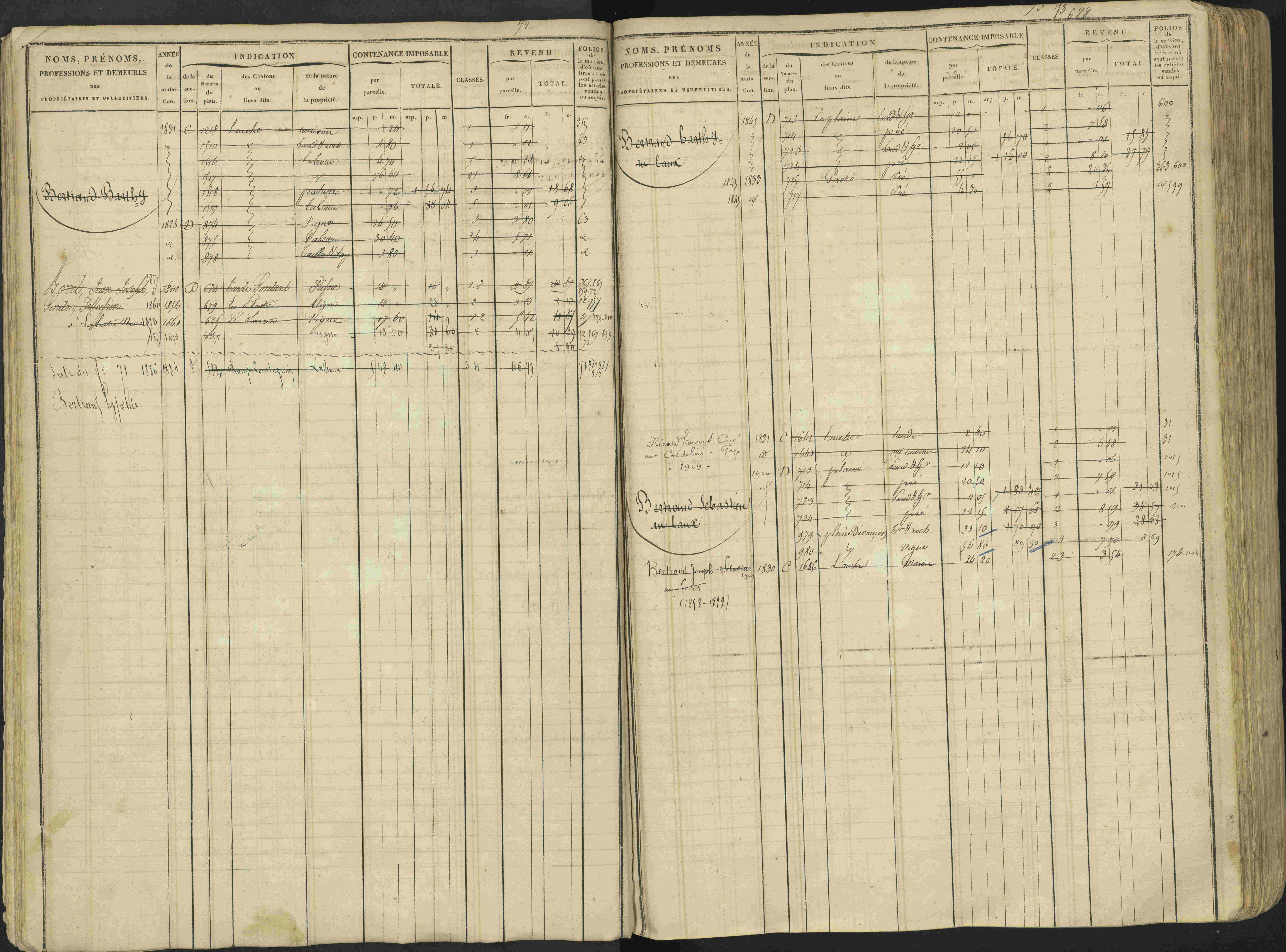 Avançon - 3 P 194/1 - 3 P 194/1 - Matrice, folios 1-772. 