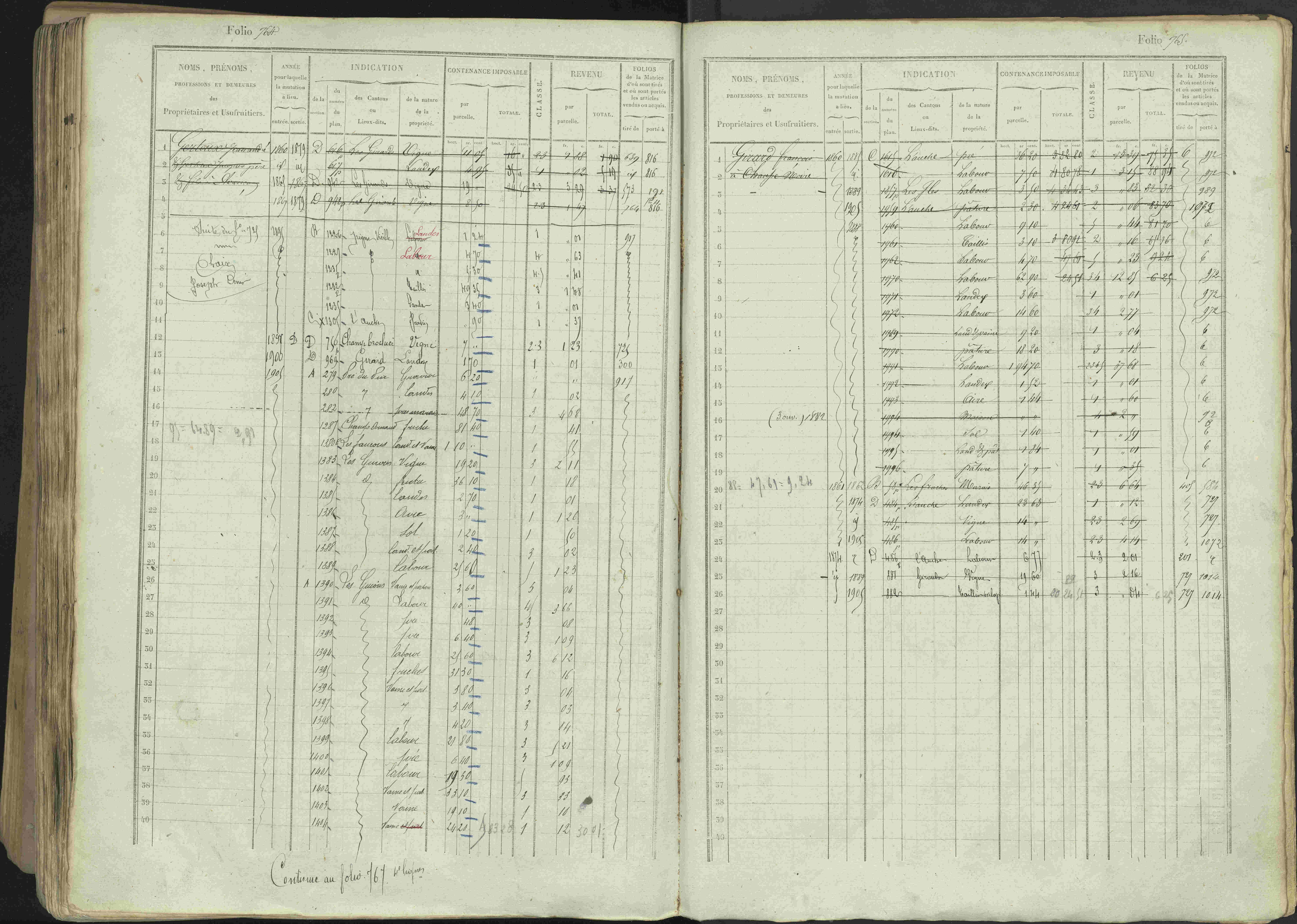 Avançon - 3 P 194/1 - 3 P 194/1 - Matrice, folios 1-772. 