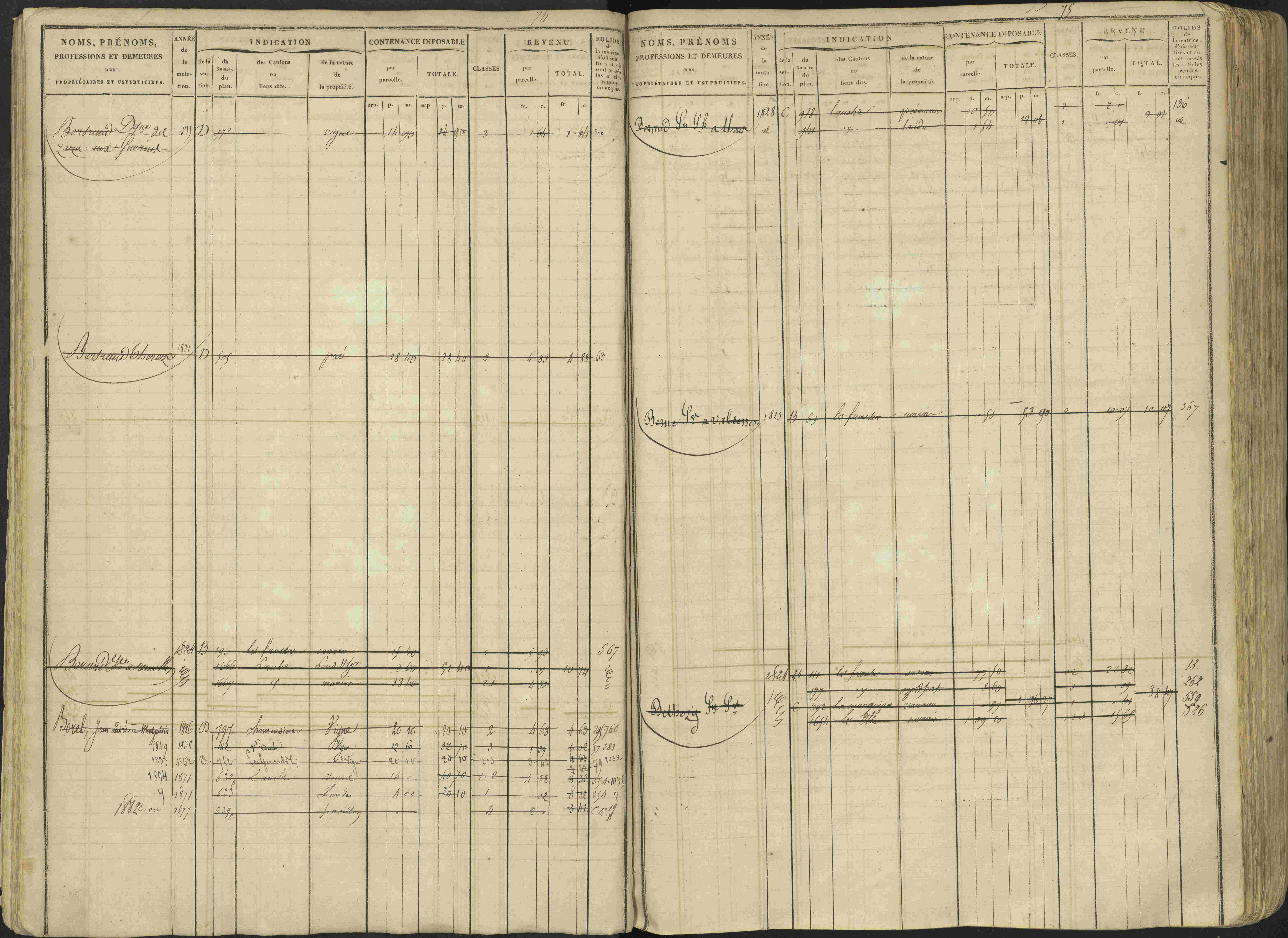 Avançon - 3 P 194/1 - 3 P 194/1 - Matrice, folios 1-772. 