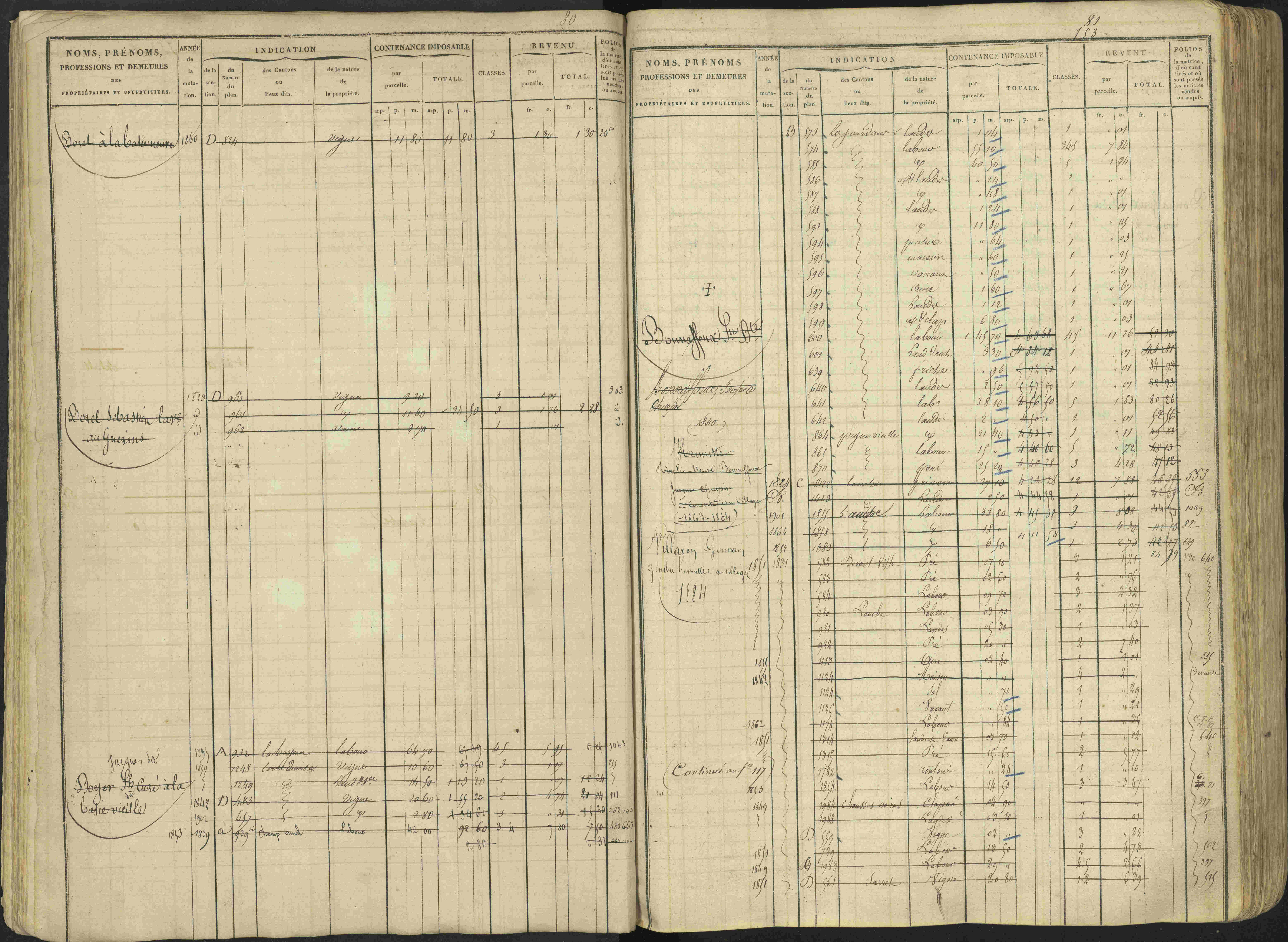 Avançon - 3 P 194/1 - 3 P 194/1 - Matrice, folios 1-772. 