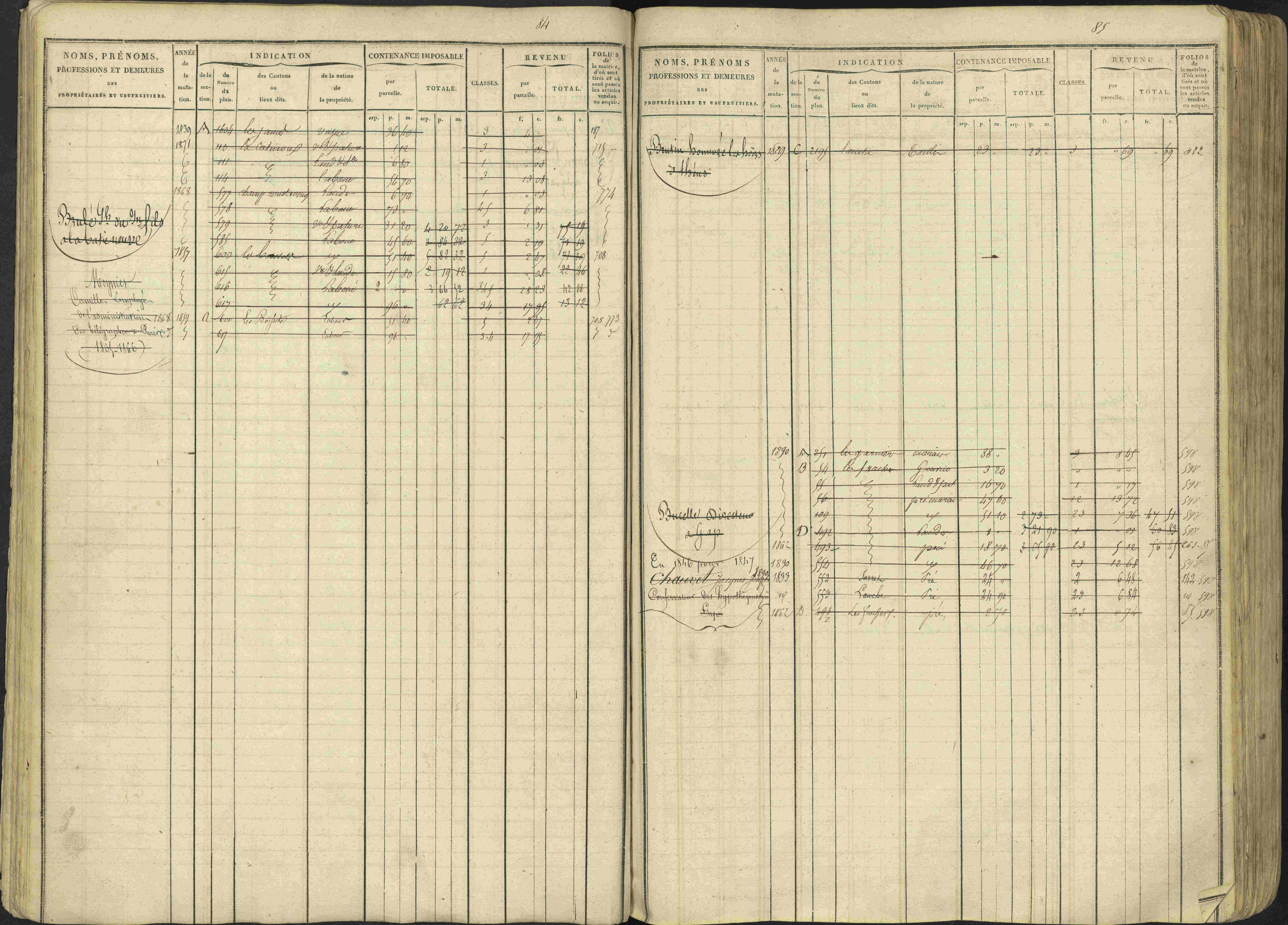 Avançon - 3 P 194/1 - 3 P 194/1 - Matrice, folios 1-772. 