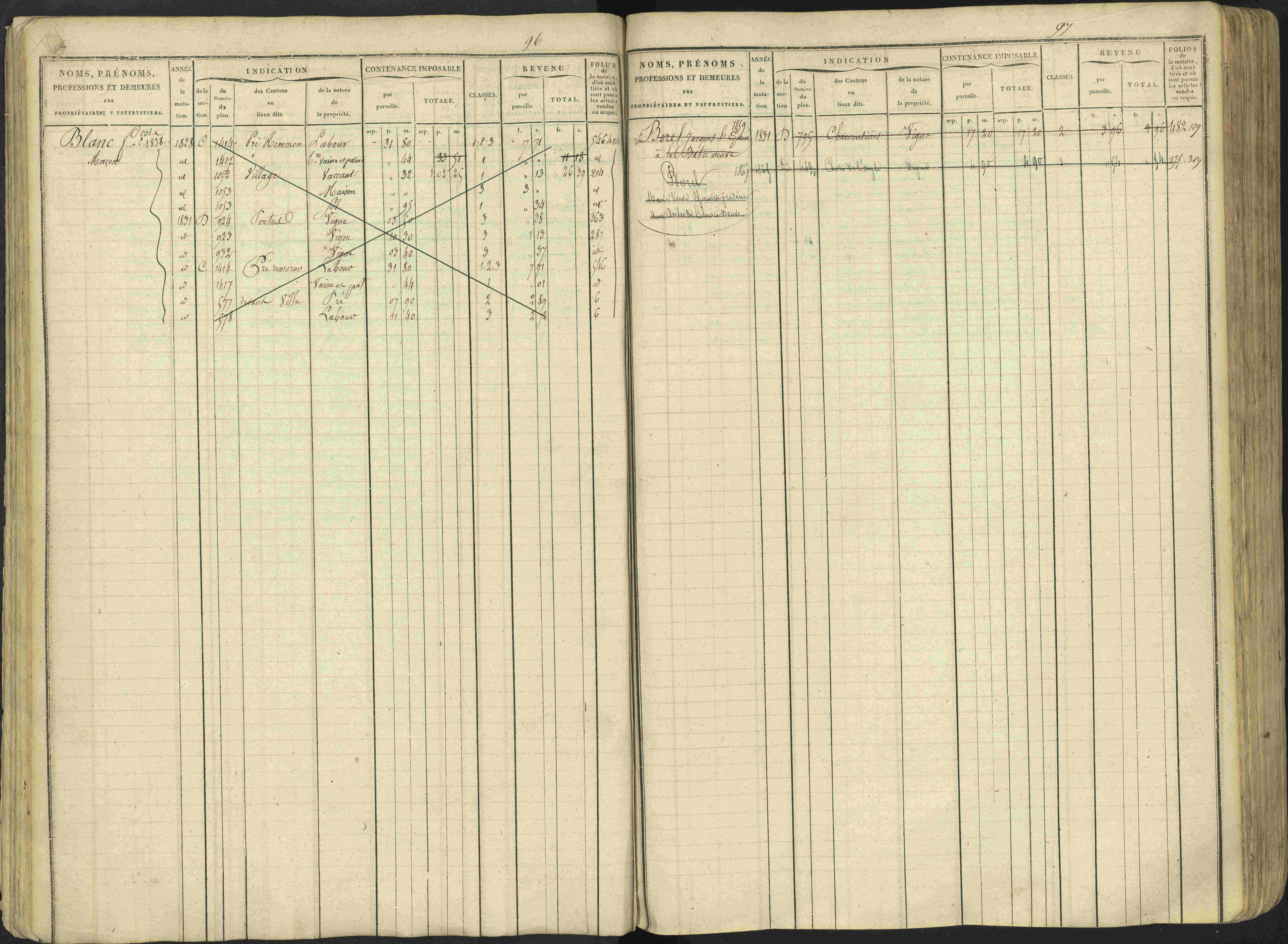 Avançon - 3 P 194/1 - 3 P 194/1 - Matrice, folios 1-772. 