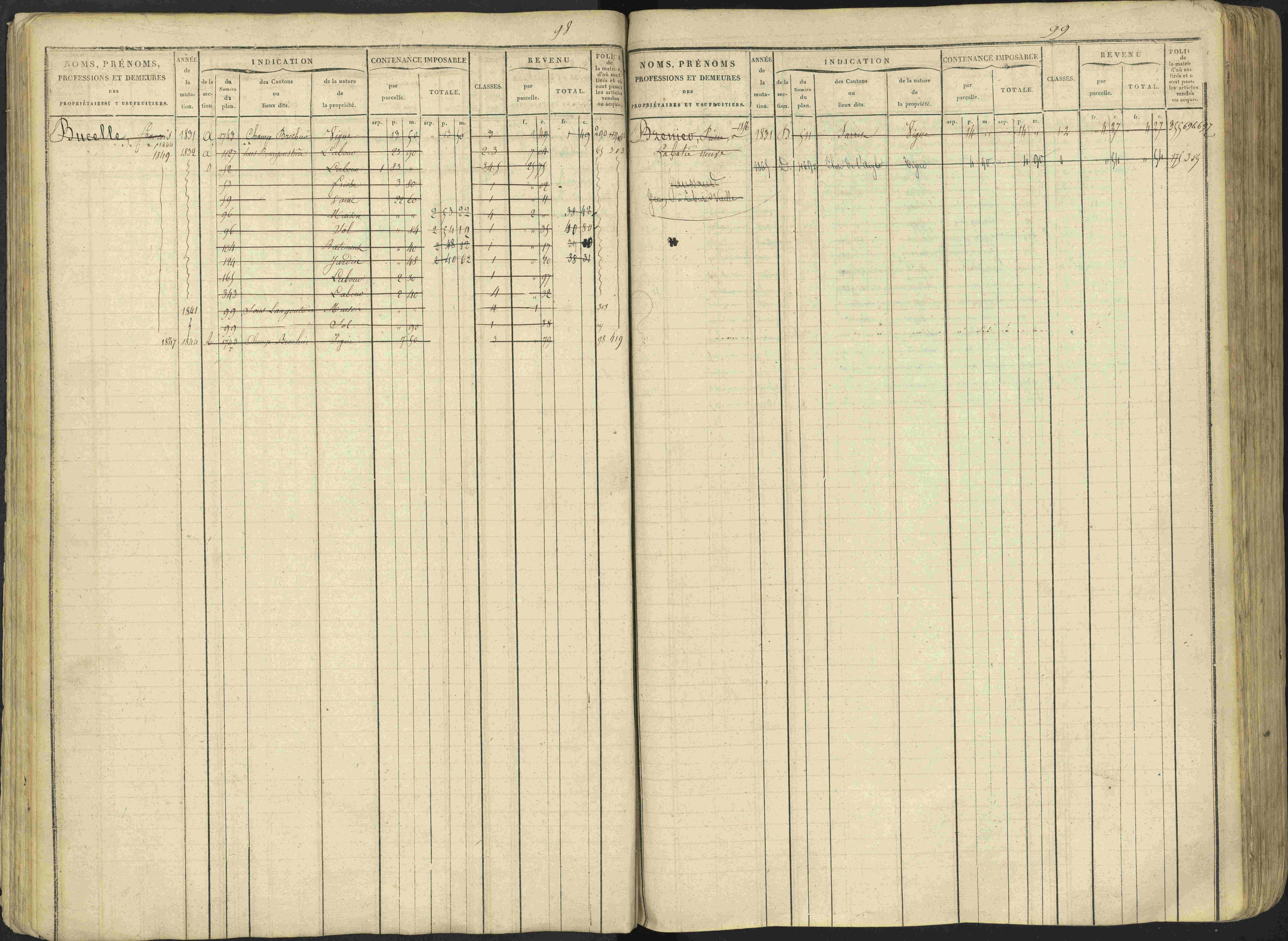 Avançon - 3 P 194/1 - 3 P 194/1 - Matrice, folios 1-772. 