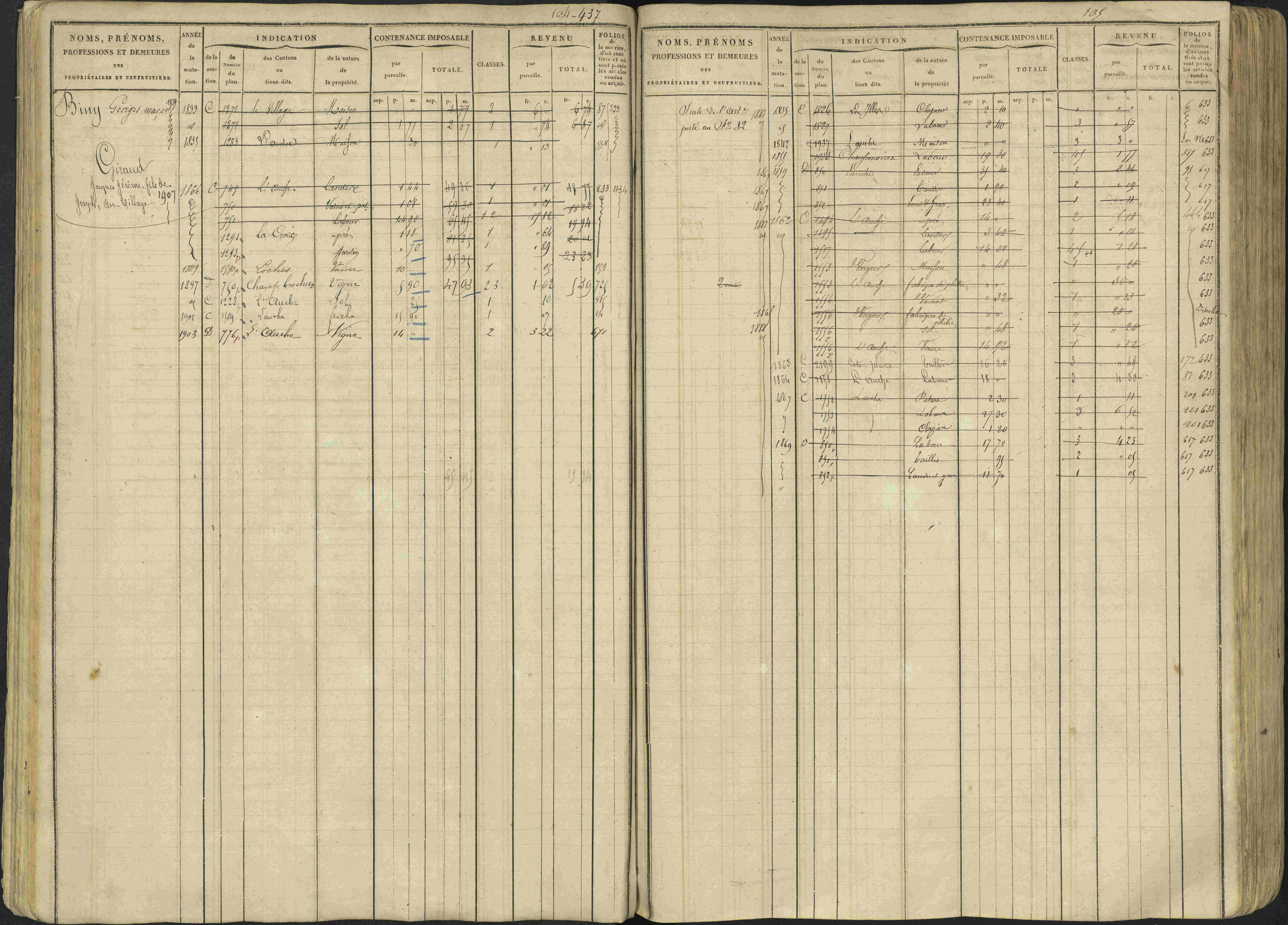 Avançon - 3 P 194/1 - 3 P 194/1 - Matrice, folios 1-772. 
