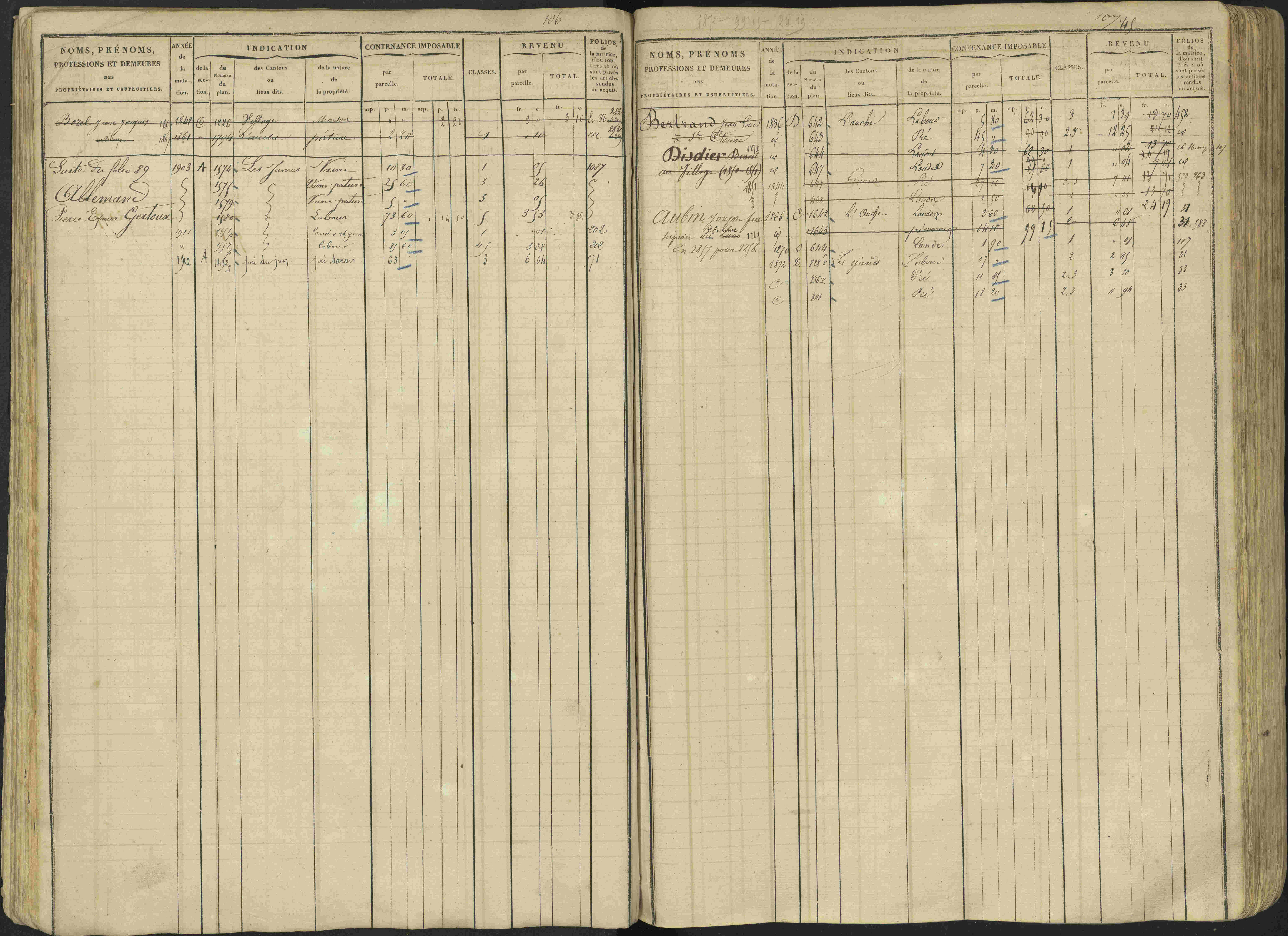 Avançon - 3 P 194/1 - 3 P 194/1 - Matrice, folios 1-772. 