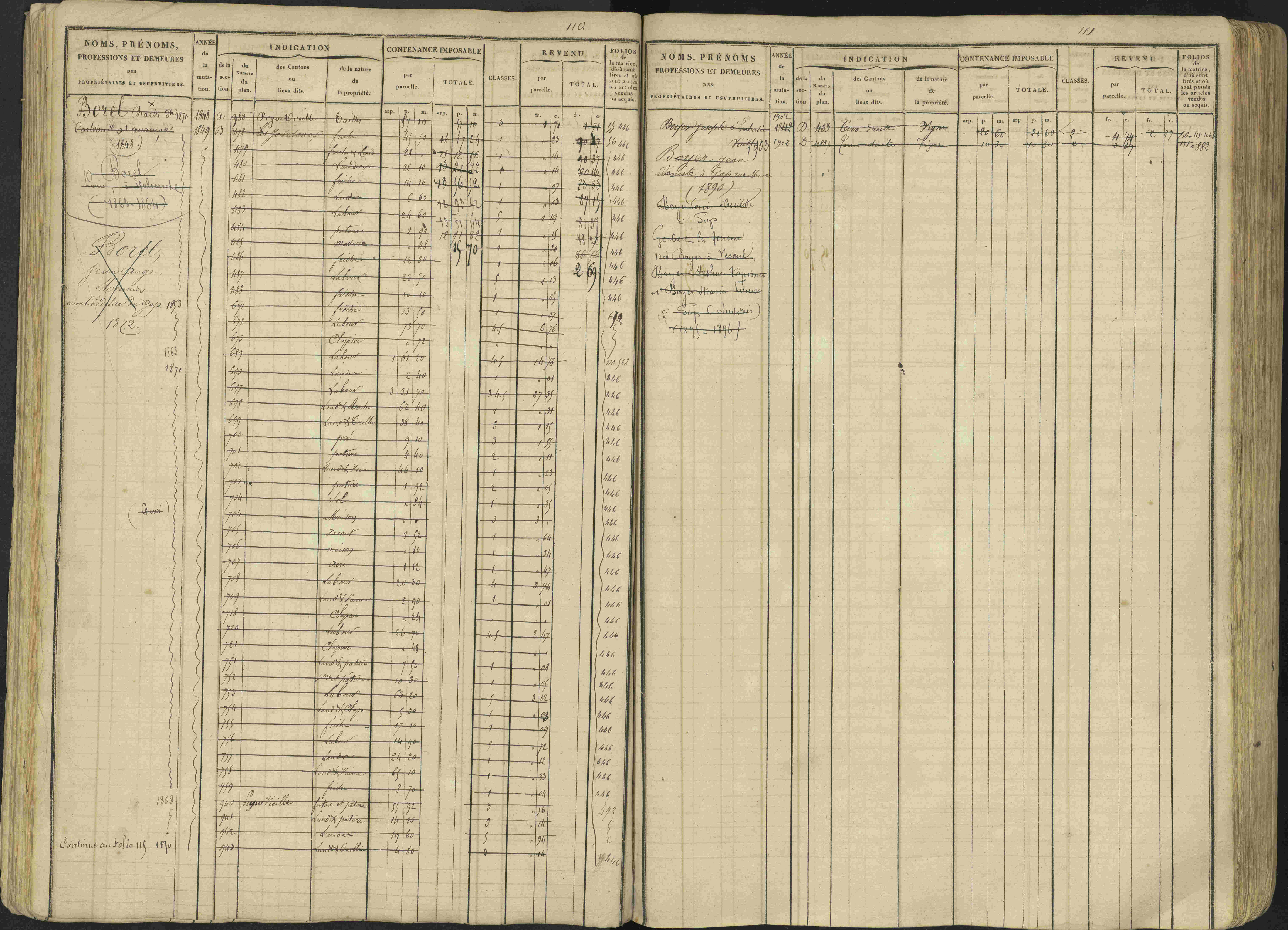 Avançon - 3 P 194/1 - 3 P 194/1 - Matrice, folios 1-772. 