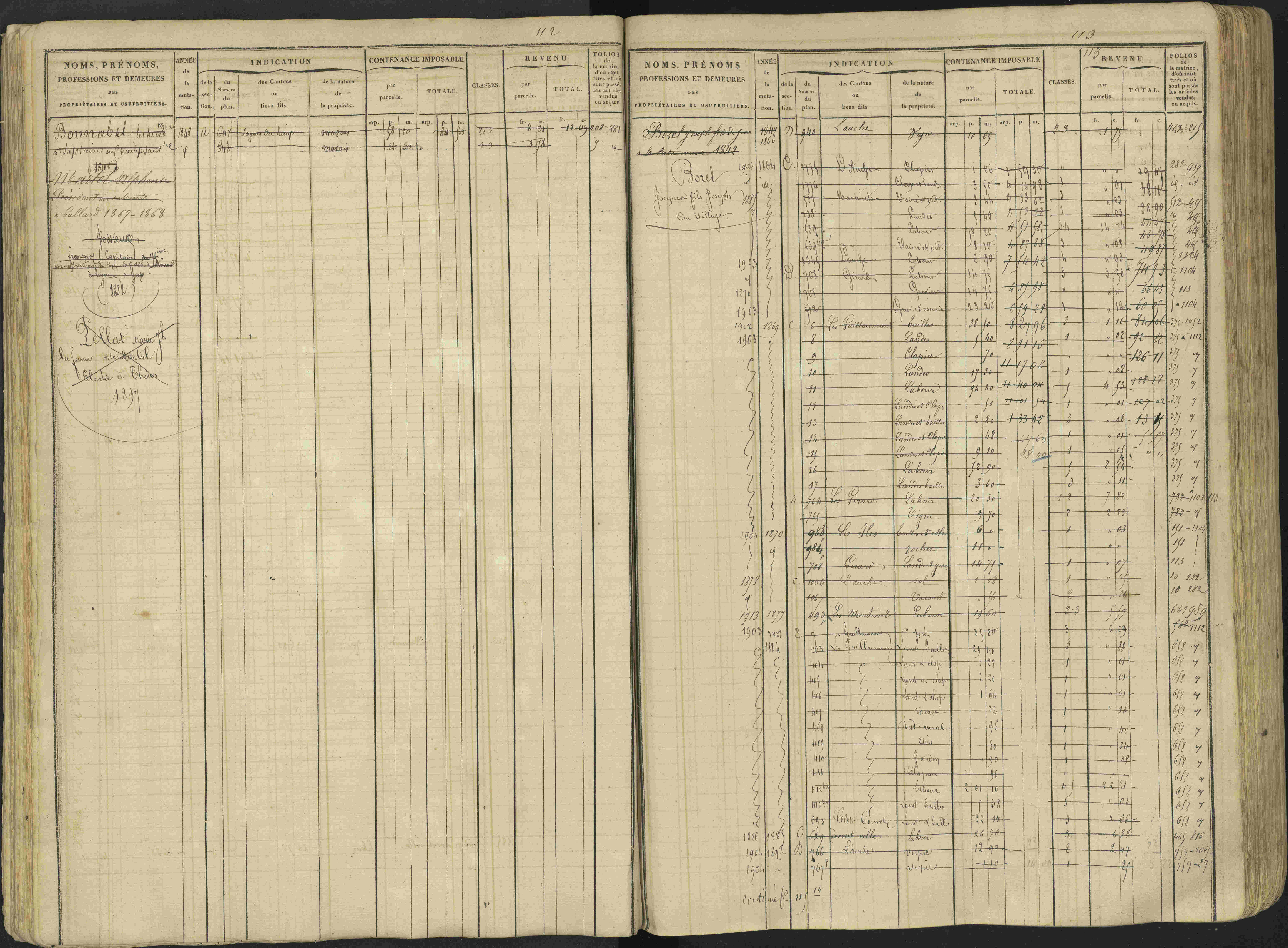 Avançon - 3 P 194/1 - 3 P 194/1 - Matrice, folios 1-772. 