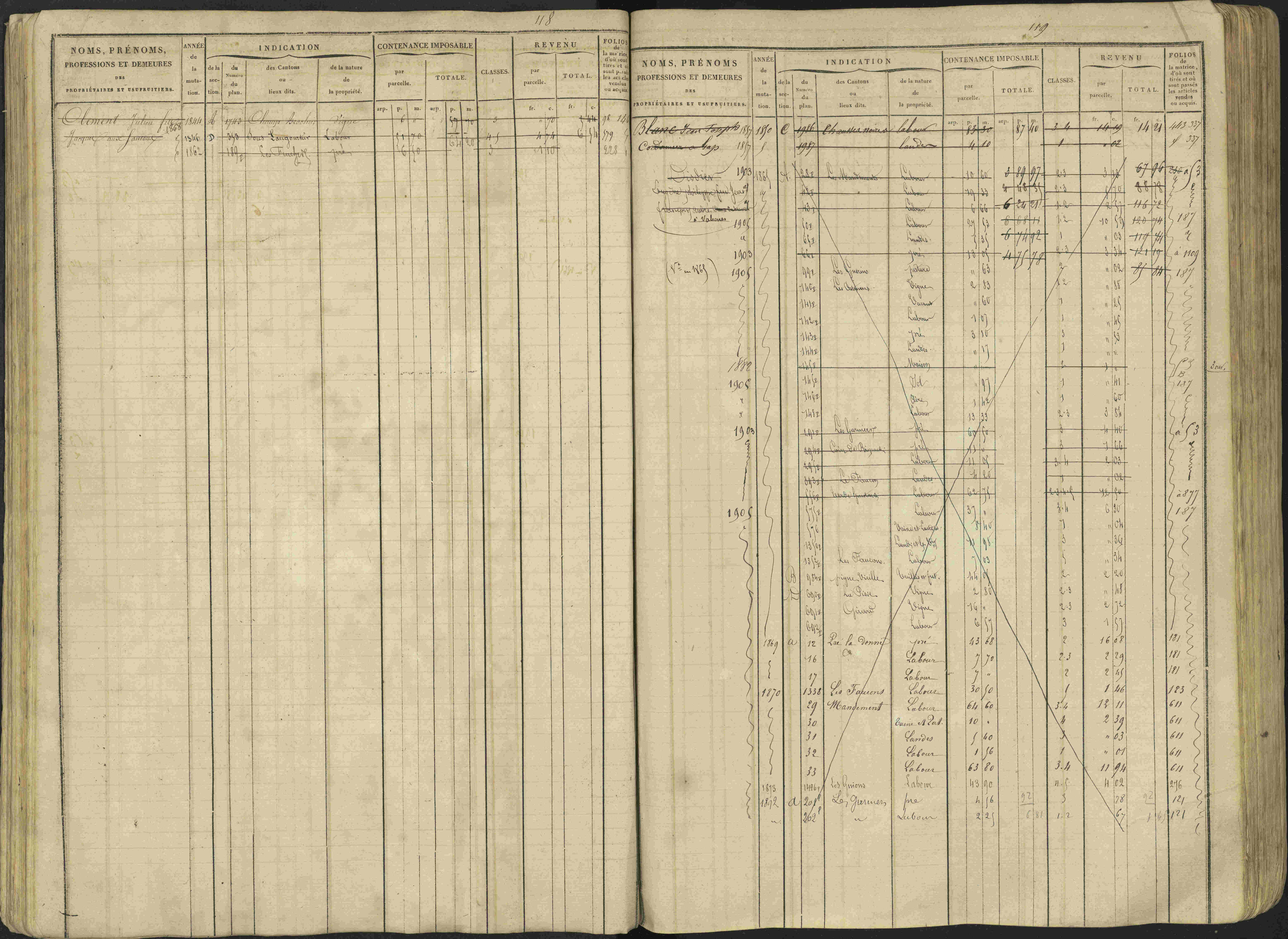 Avançon - 3 P 194/1 - 3 P 194/1 - Matrice, folios 1-772. 