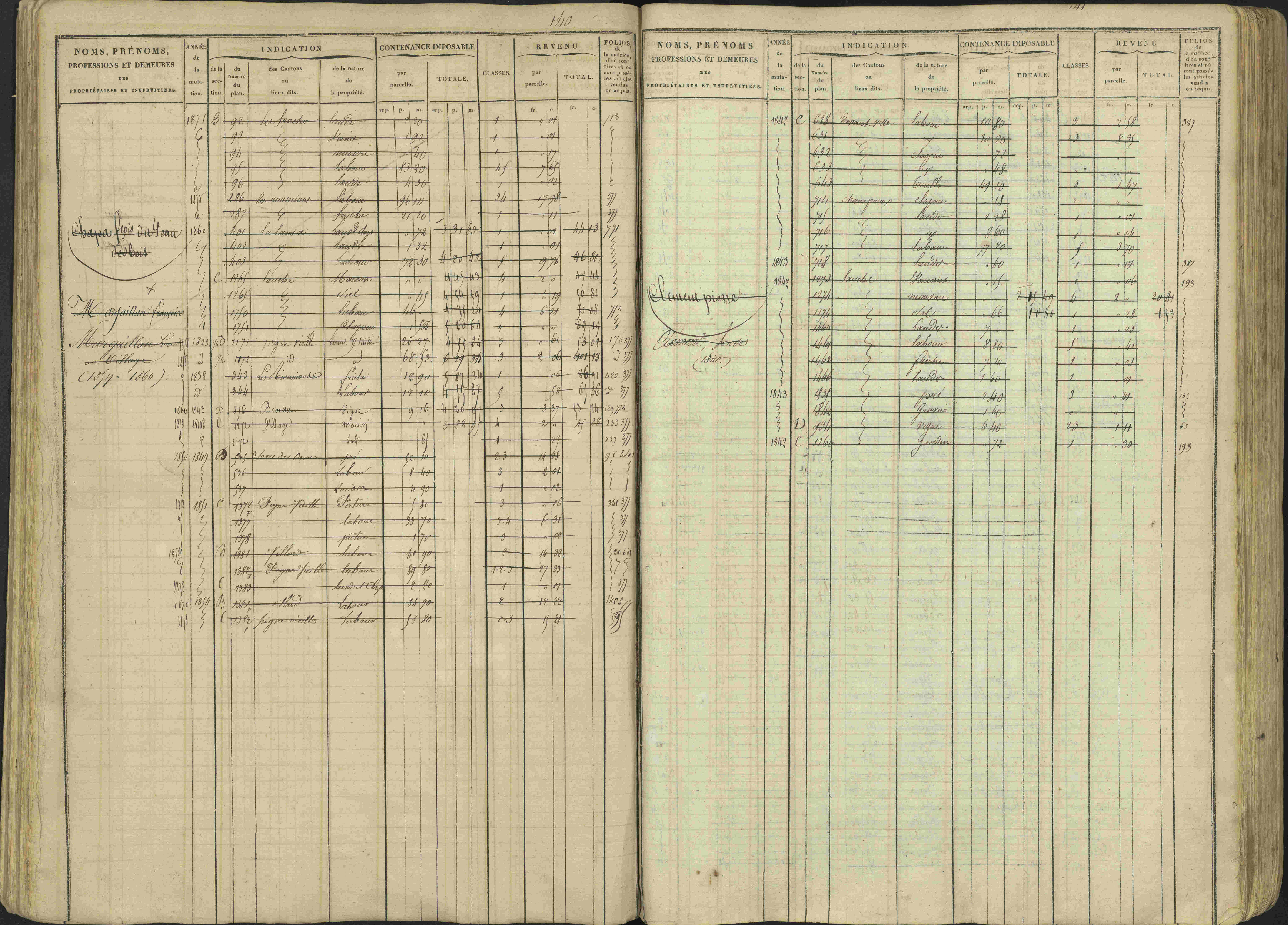 Avançon - 3 P 194/1 - 3 P 194/1 - Matrice, folios 1-772. 