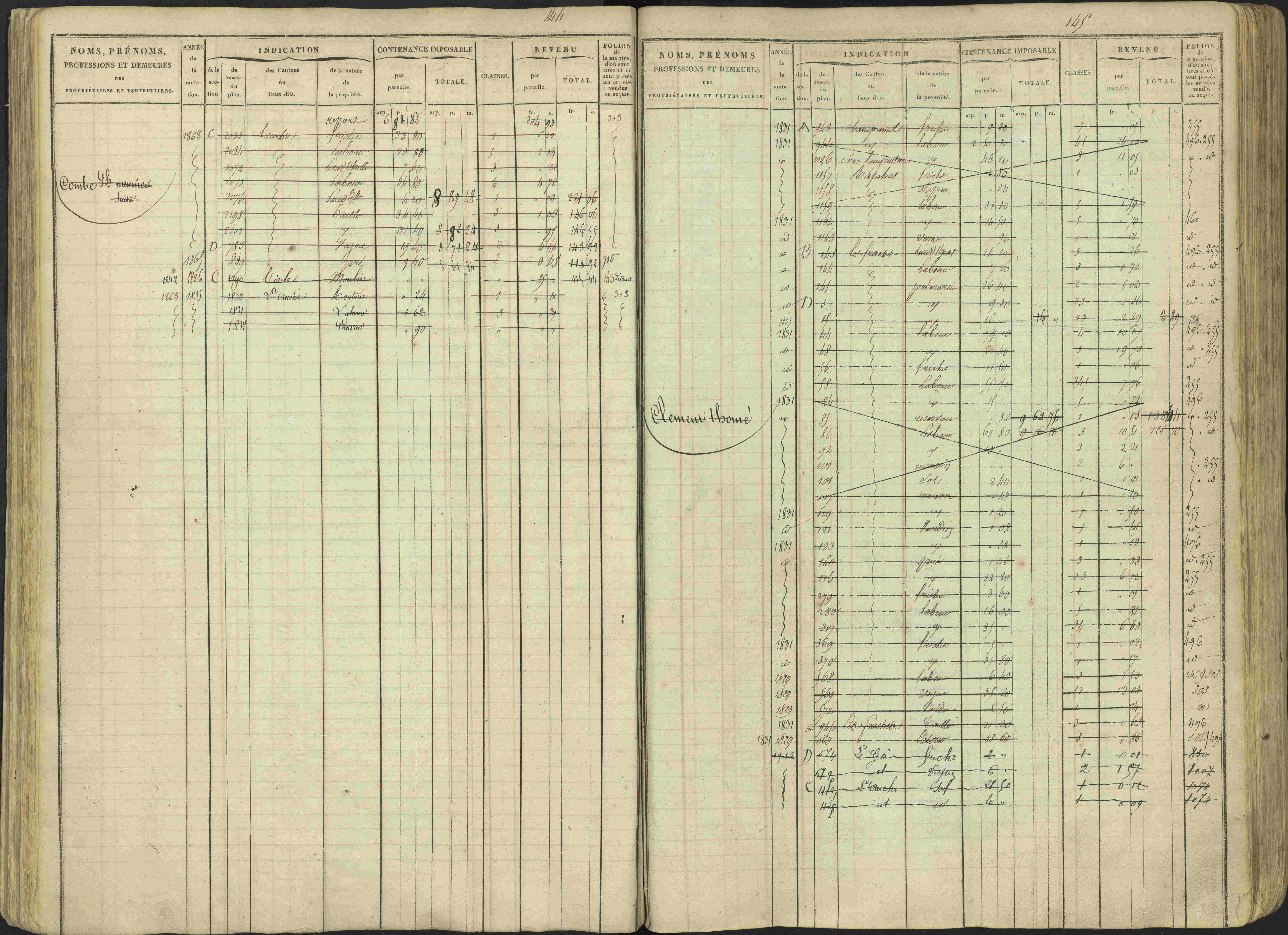Avançon - 3 P 194/1 - 3 P 194/1 - Matrice, folios 1-772. 