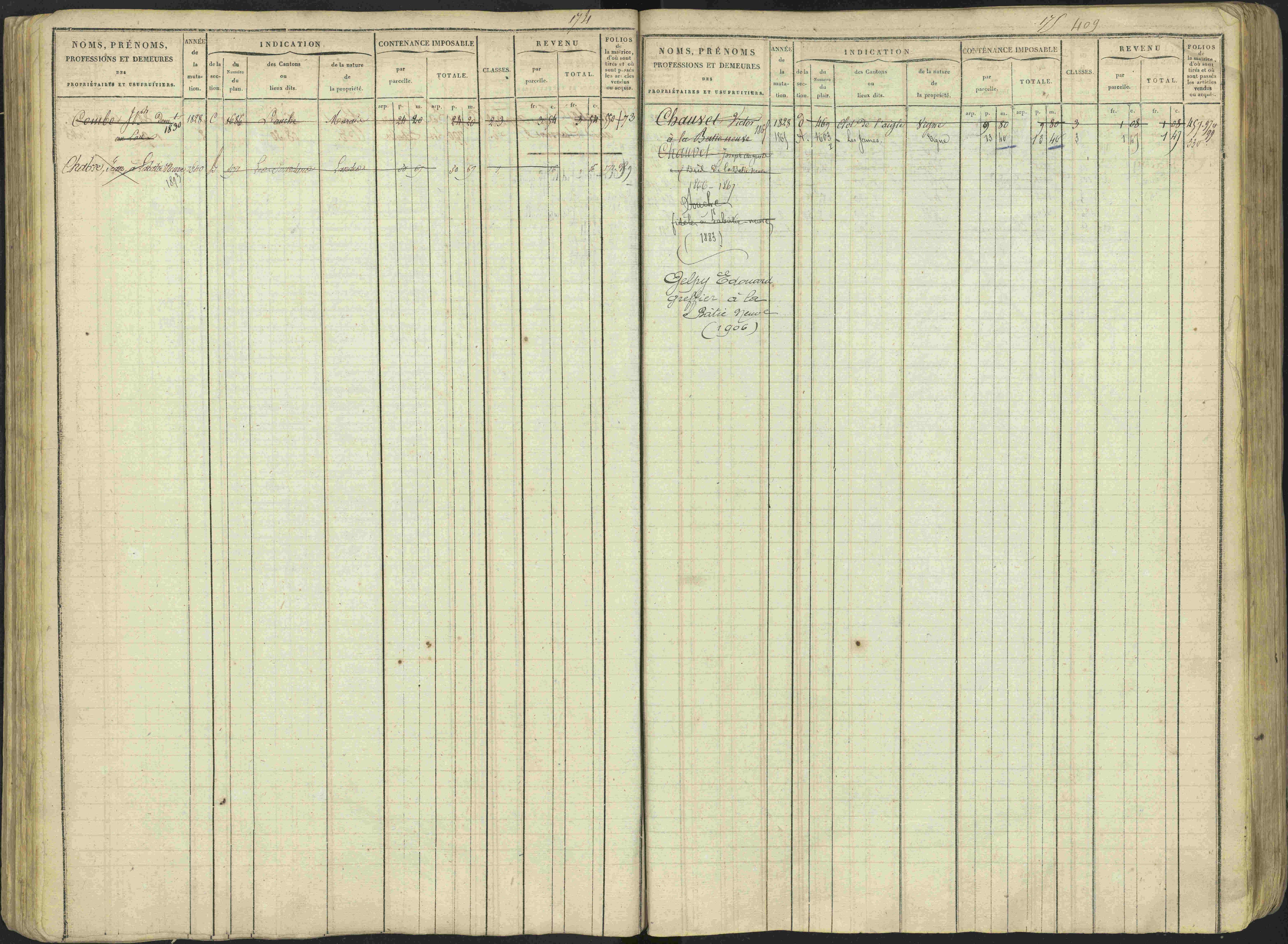 Avançon - 3 P 194/1 - 3 P 194/1 - Matrice, folios 1-772. 