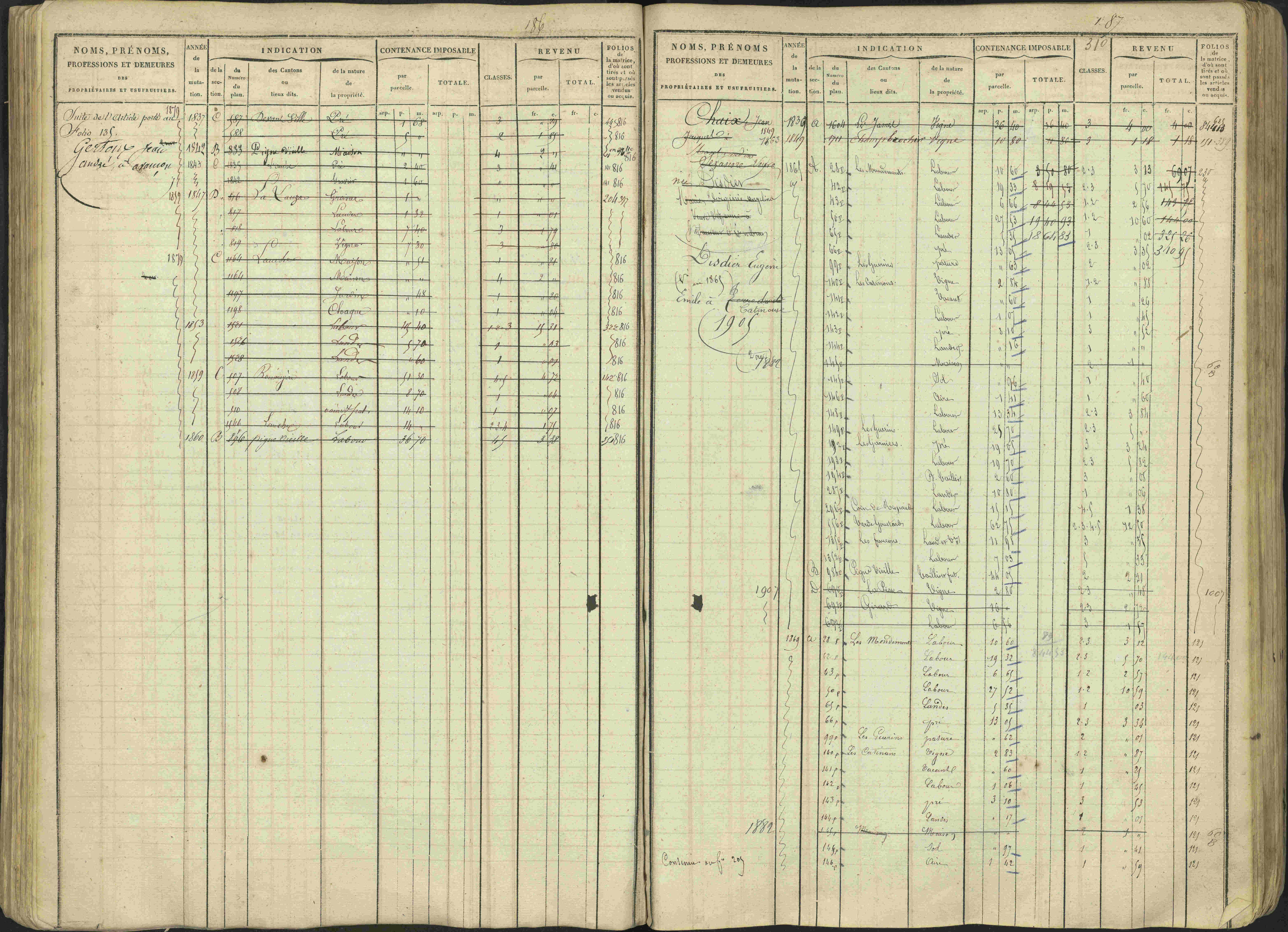 Avançon - 3 P 194/1 - 3 P 194/1 - Matrice, folios 1-772. 