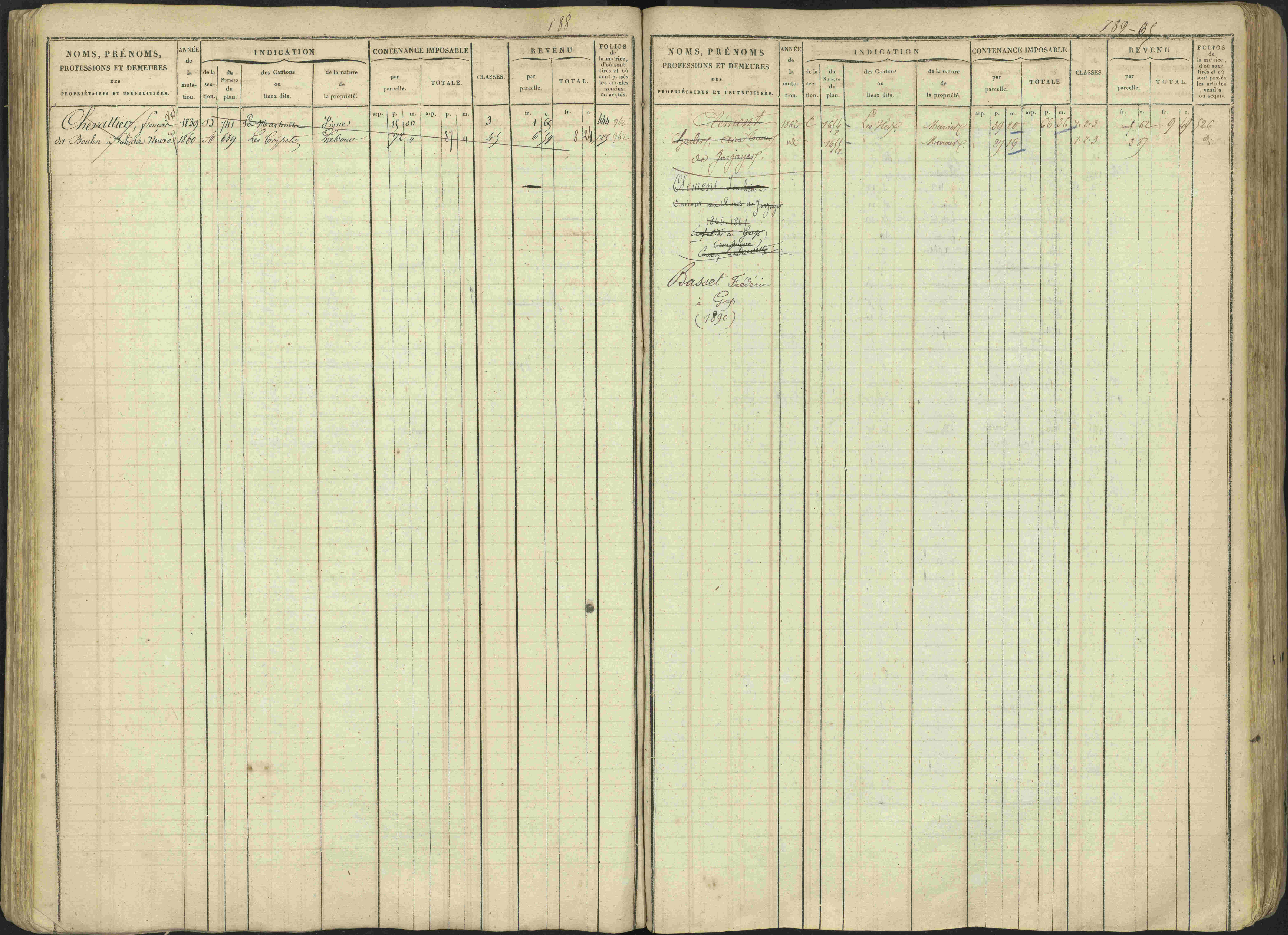 Avançon - 3 P 194/1 - 3 P 194/1 - Matrice, folios 1-772. 