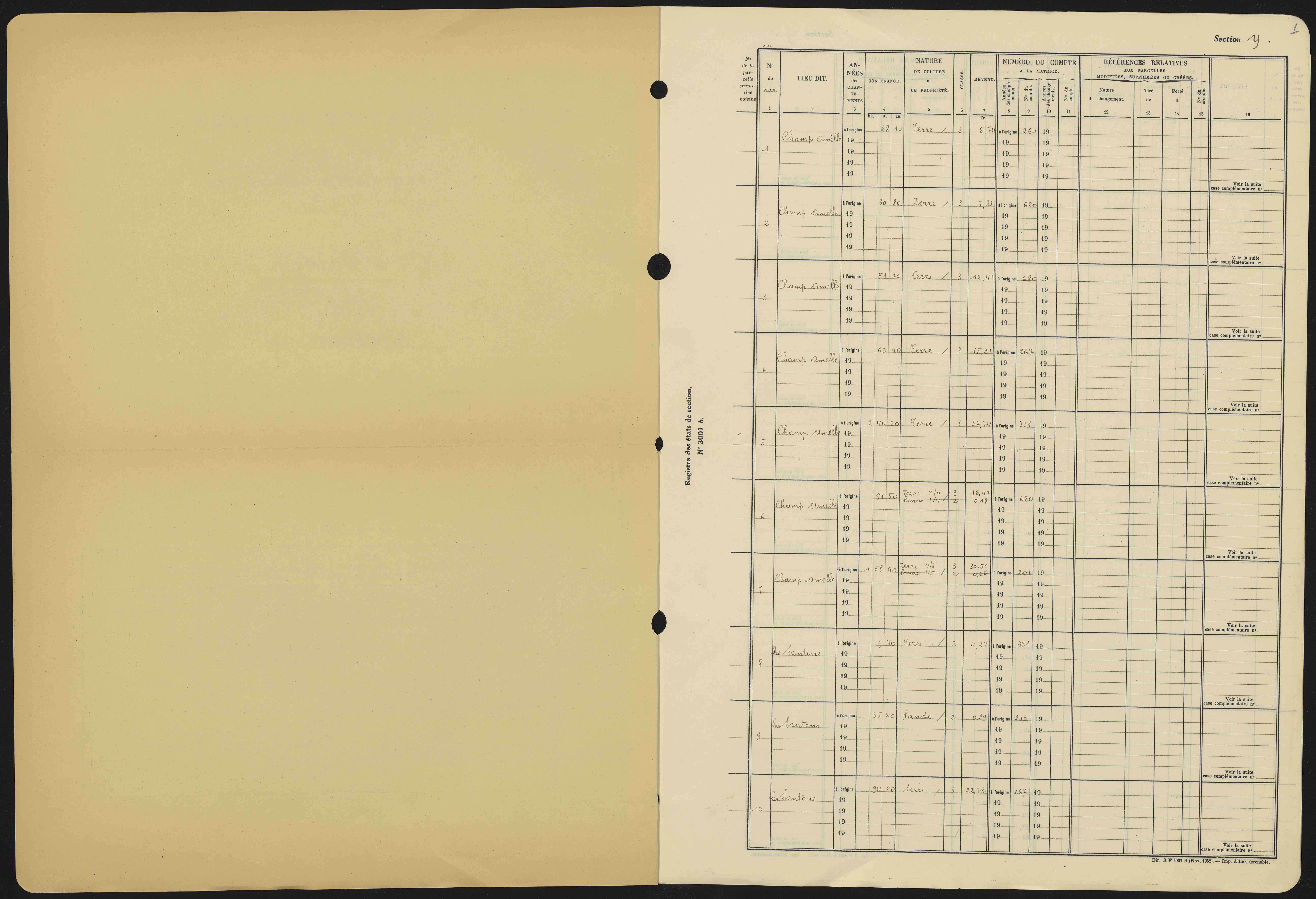 Avançon - 3 P 193/5 - 3 P 193/5 - Section E 