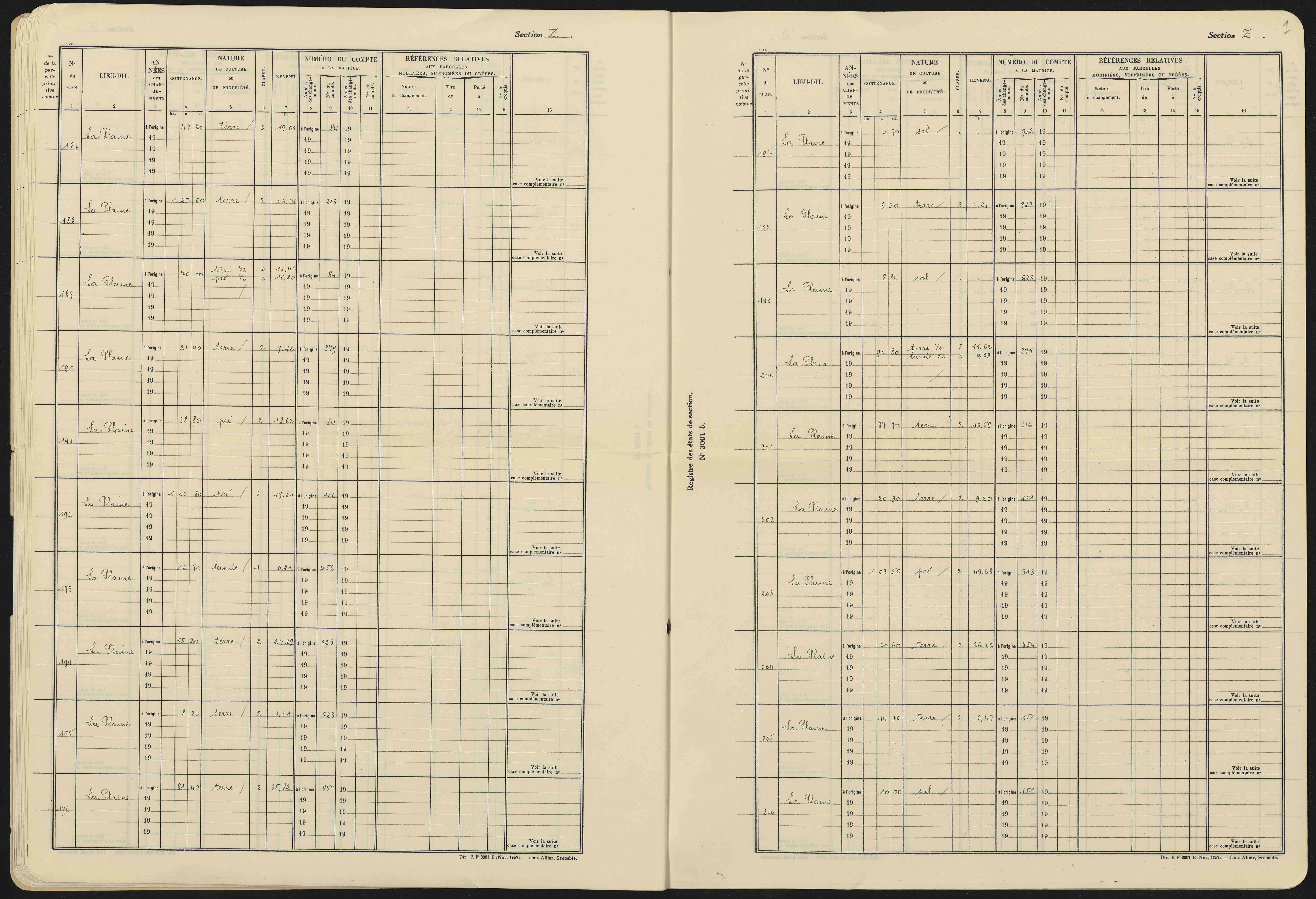 Avançon - 3 P 193/5 - 3 P 193/5 - Section E 