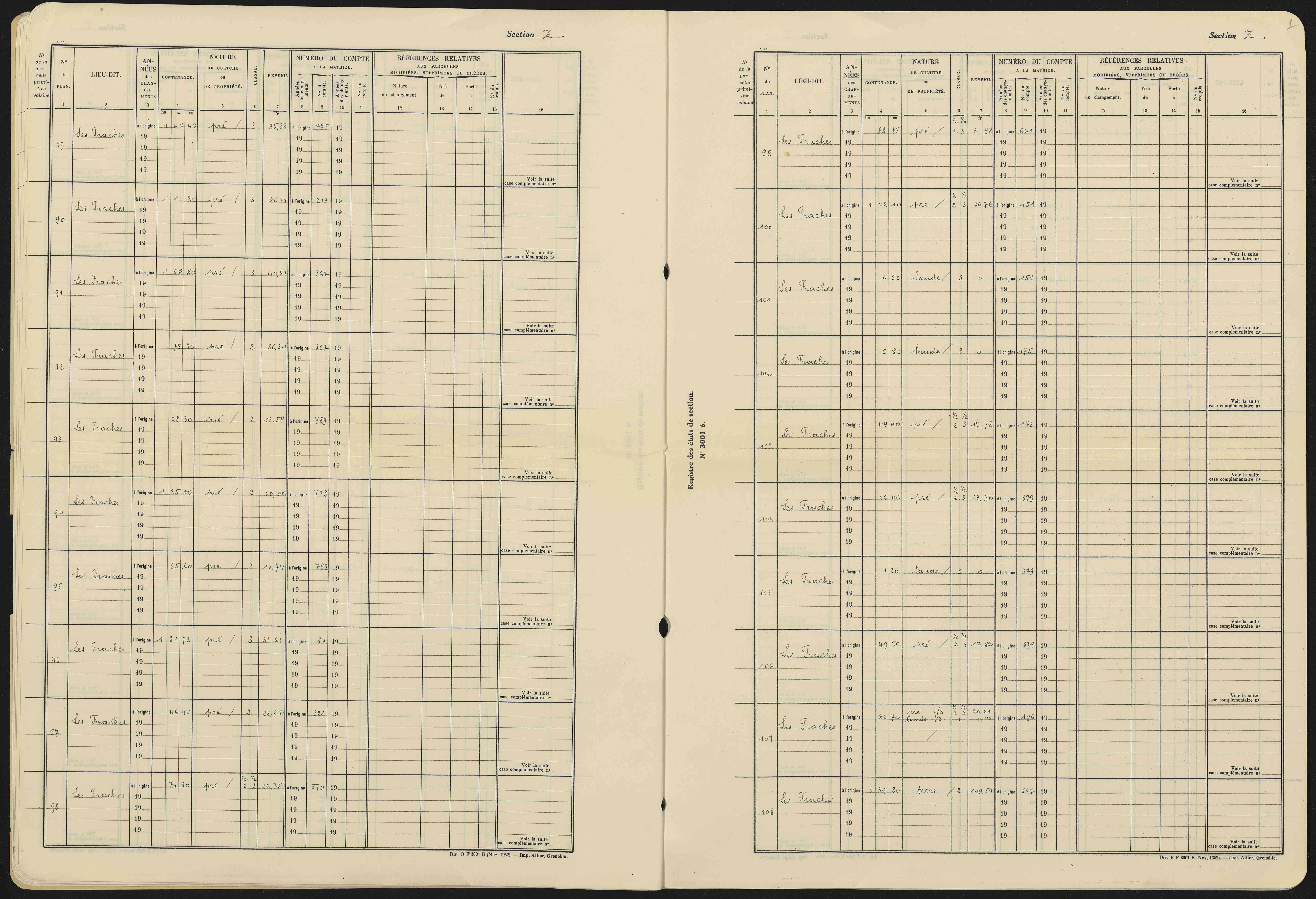 Avançon - 3 P 193/5 - 3 P 193/5 - Section E 