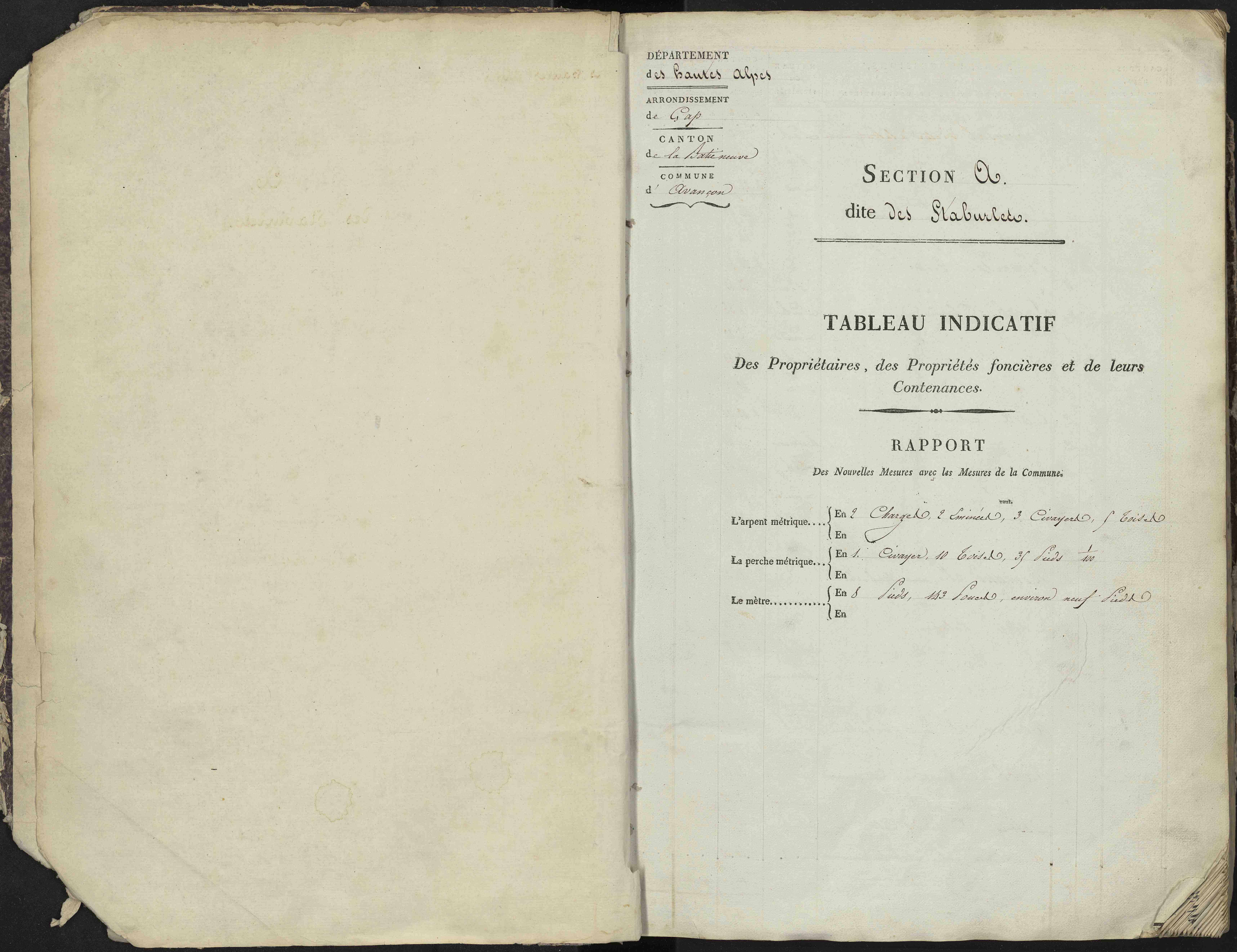 Avançon - 3 P 193/1 - 3 P 193/1 - Section A 