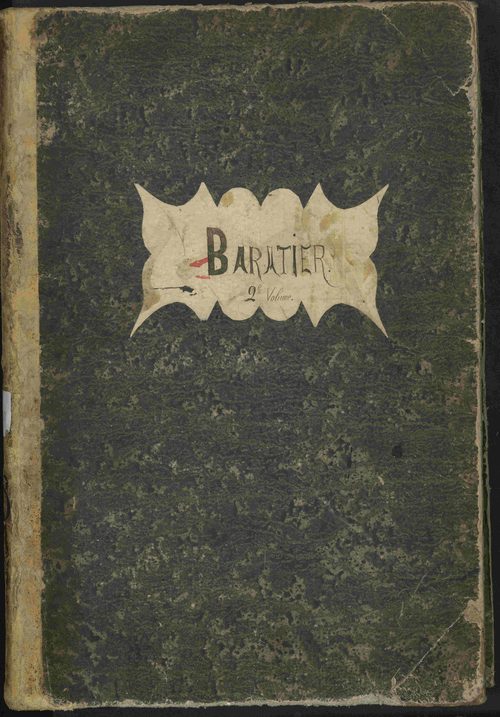 Baratier - 3 P 203/1 - 3 P 203/1 - Matrice, folios 441-620. 