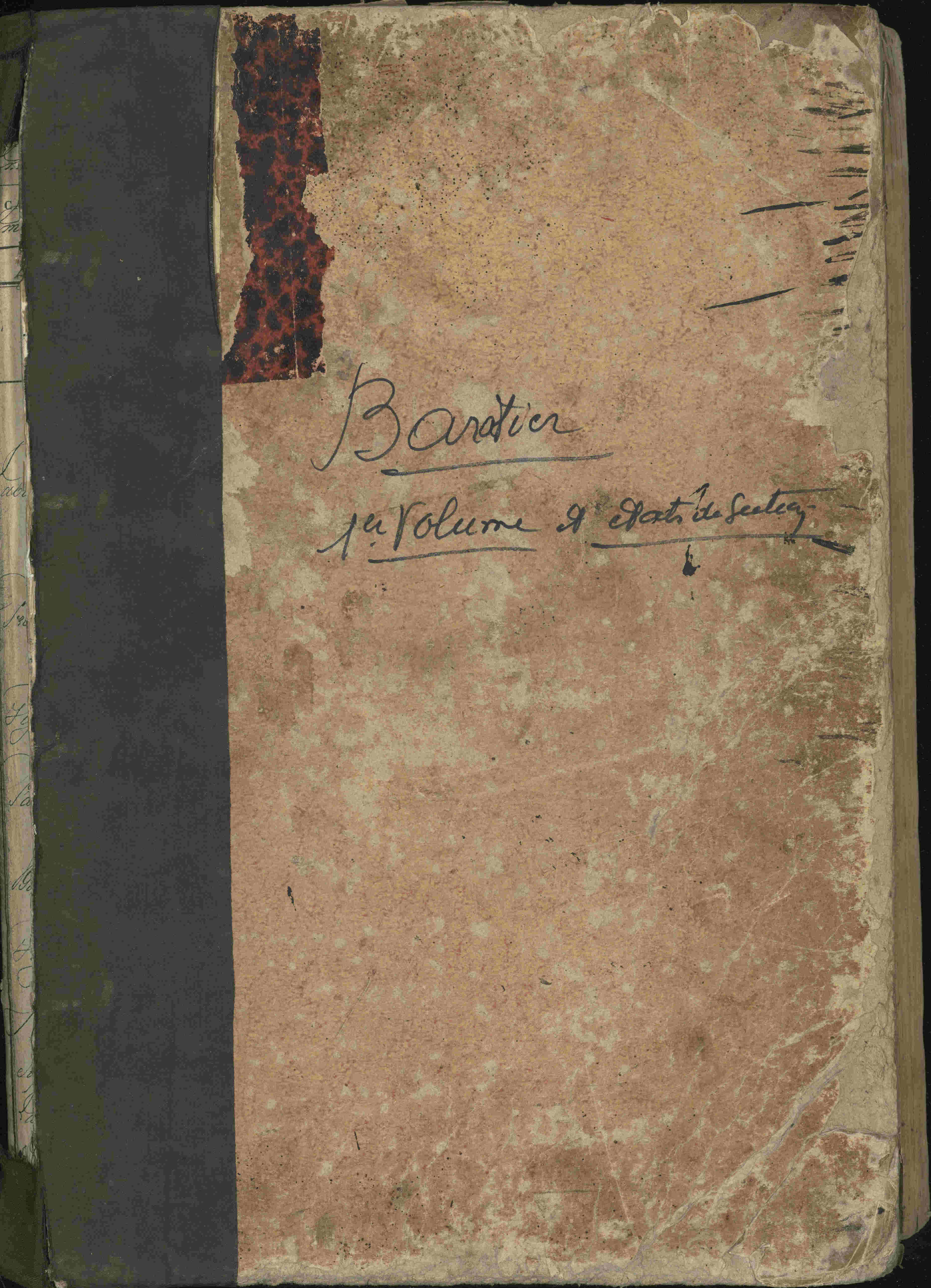 Baratier - 3 P 202/1 - 3 P 202/1 - Matrice, folios 1-440.