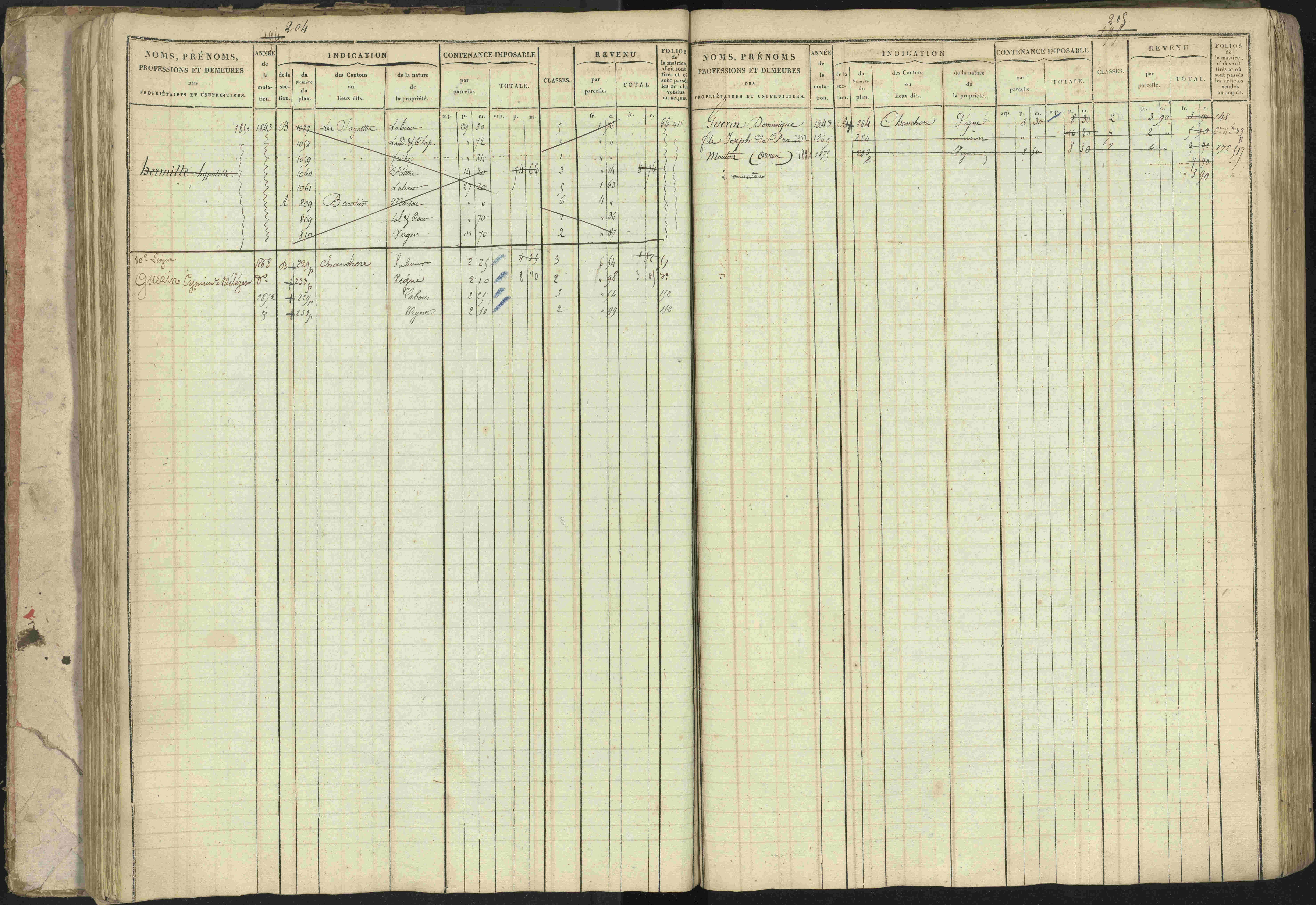 Baratier - 3 P 202/1 - 3 P 202/1 - Matrice, folios 1-440.