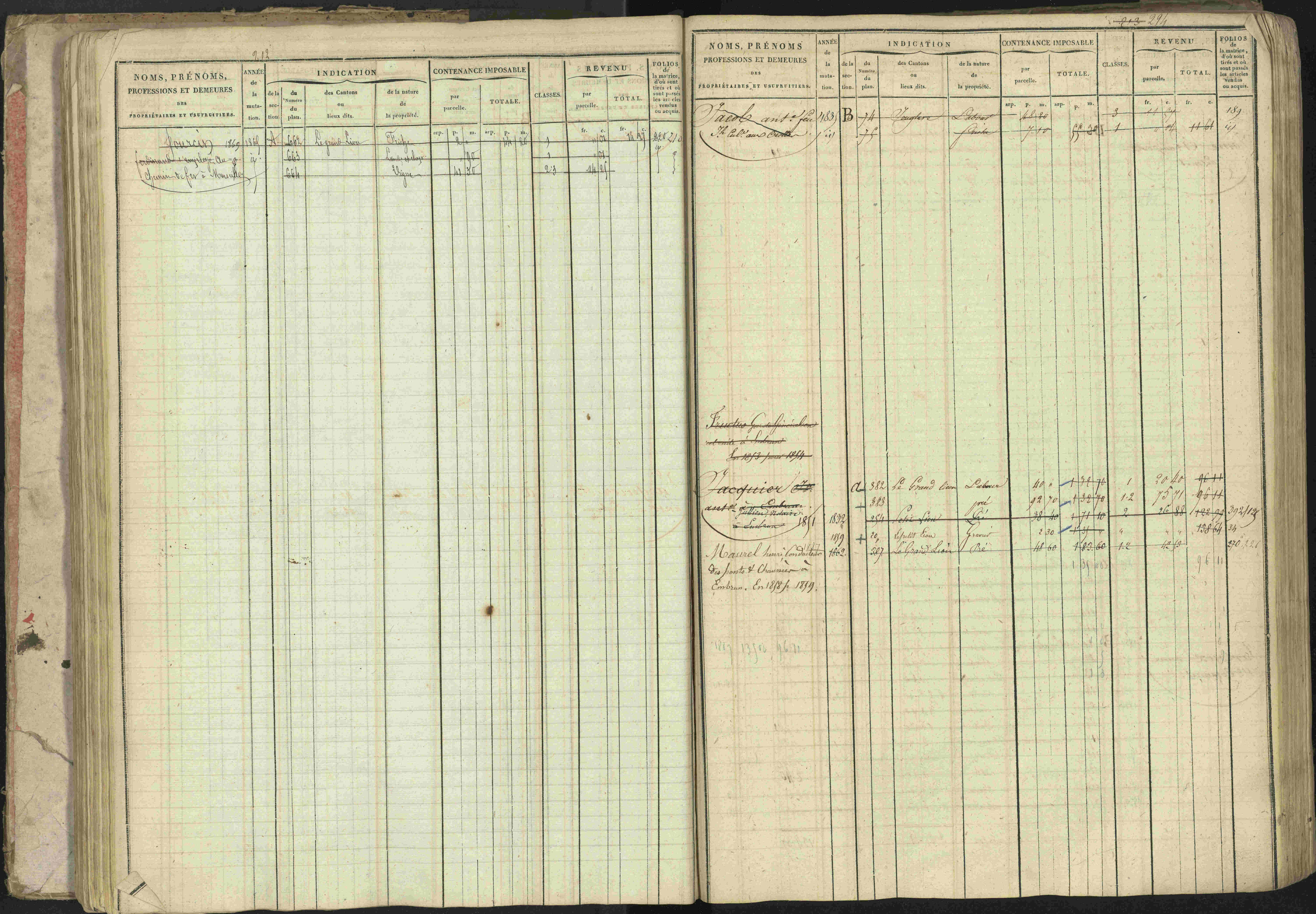 Baratier - 3 P 202/1 - 3 P 202/1 - Matrice, folios 1-440.