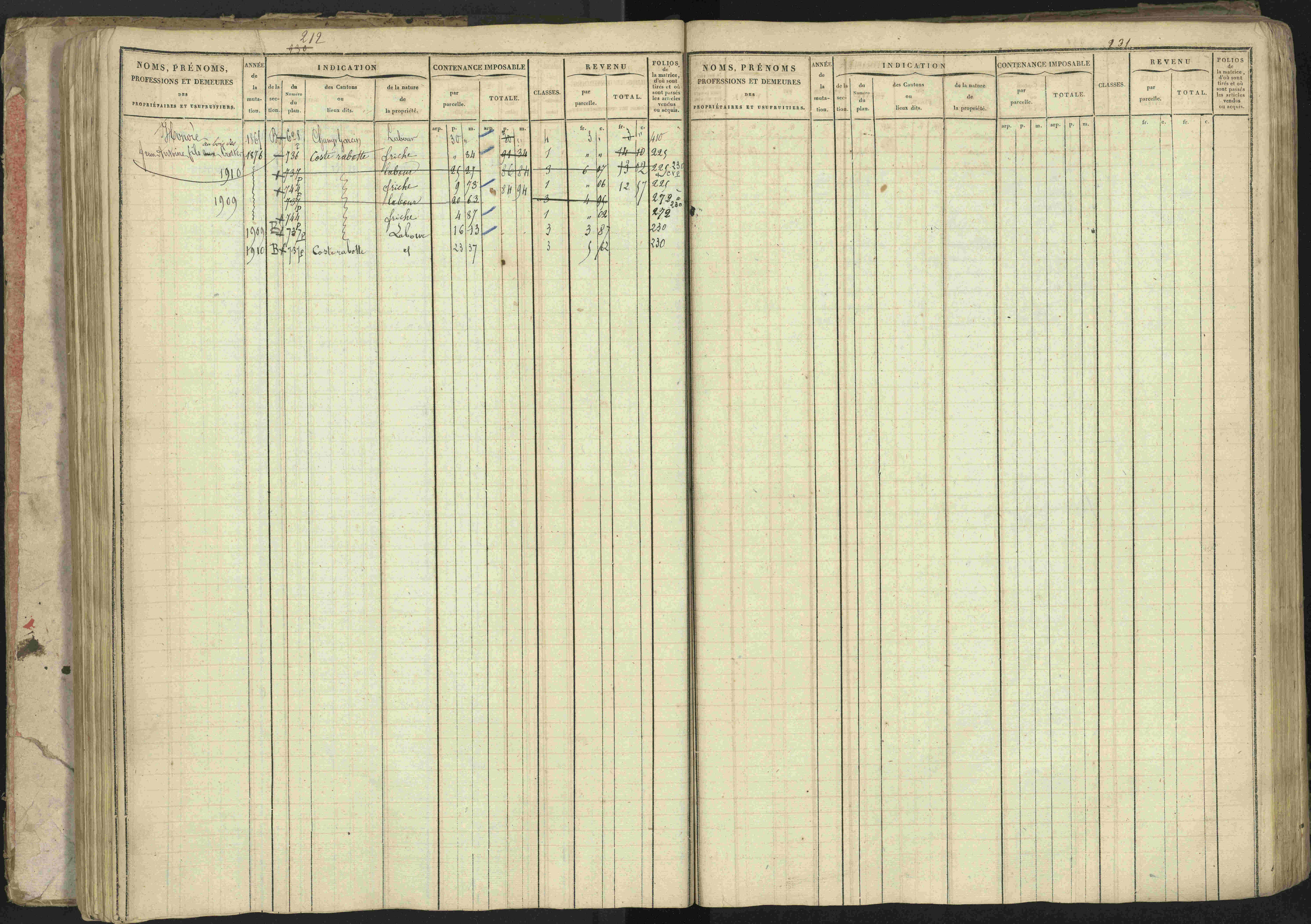 Baratier - 3 P 202/1 - 3 P 202/1 - Matrice, folios 1-440.