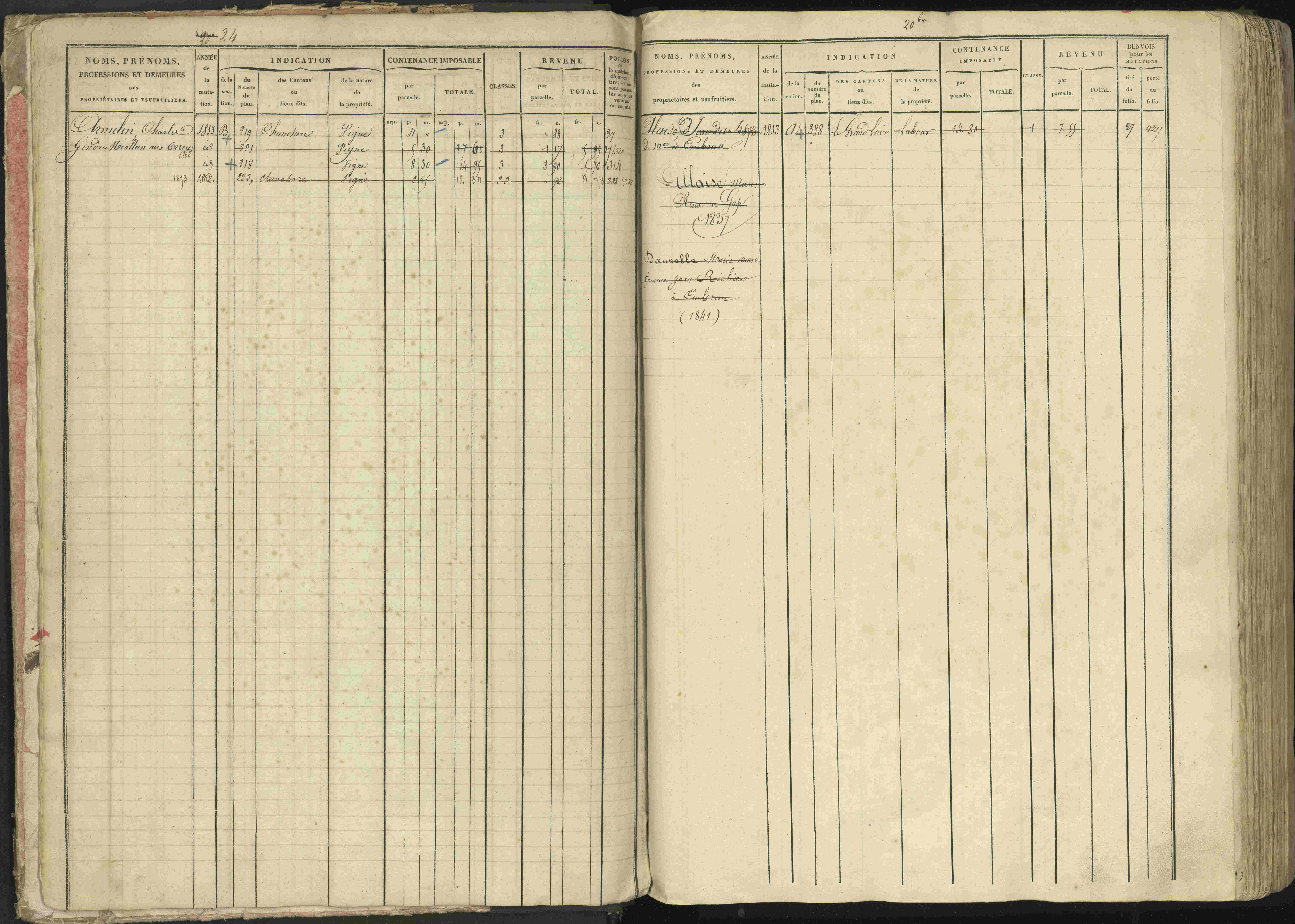Baratier - 3 P 202/1 - 3 P 202/1 - Matrice, folios 1-440.