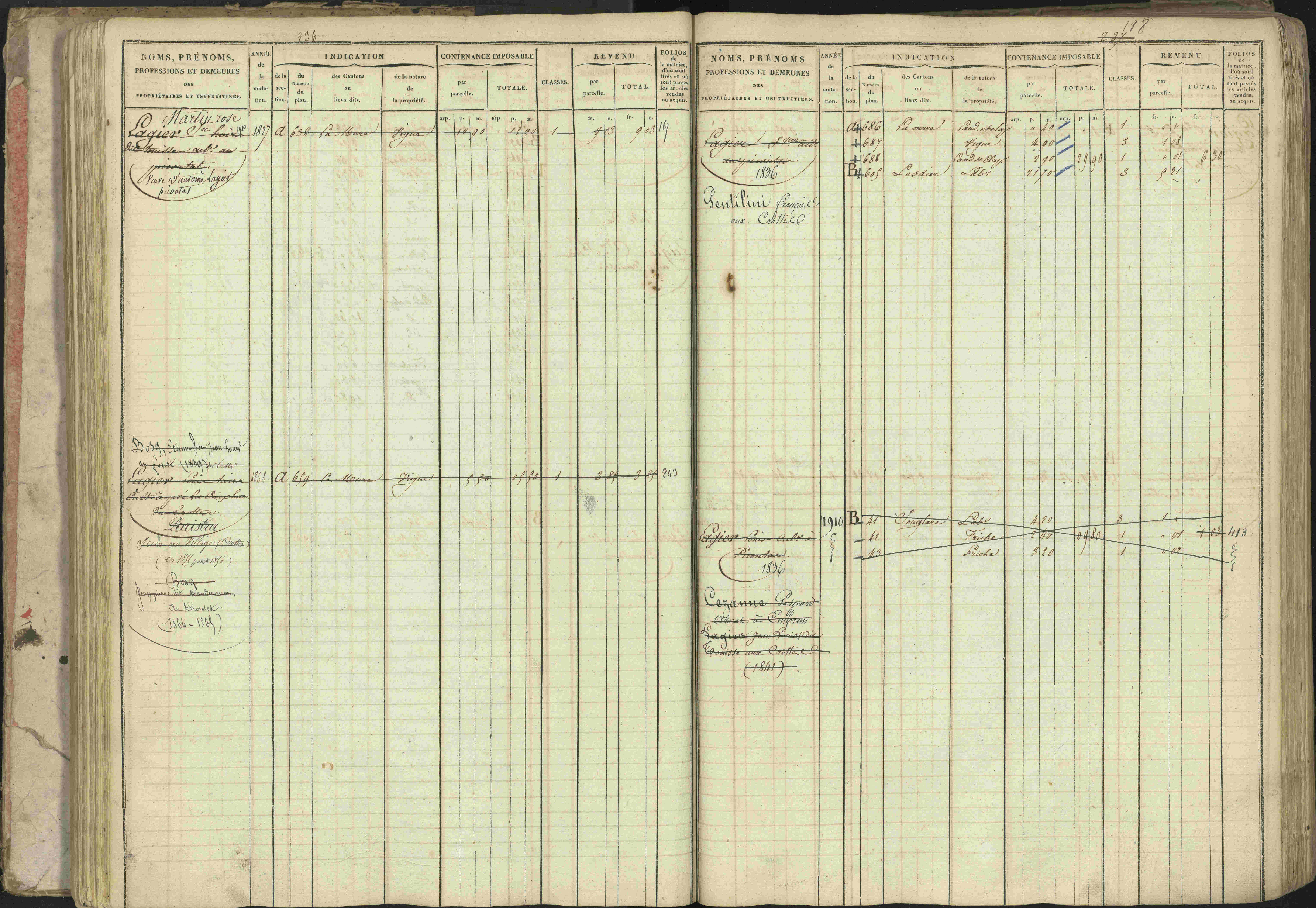 Baratier - 3 P 202/1 - 3 P 202/1 - Matrice, folios 1-440.