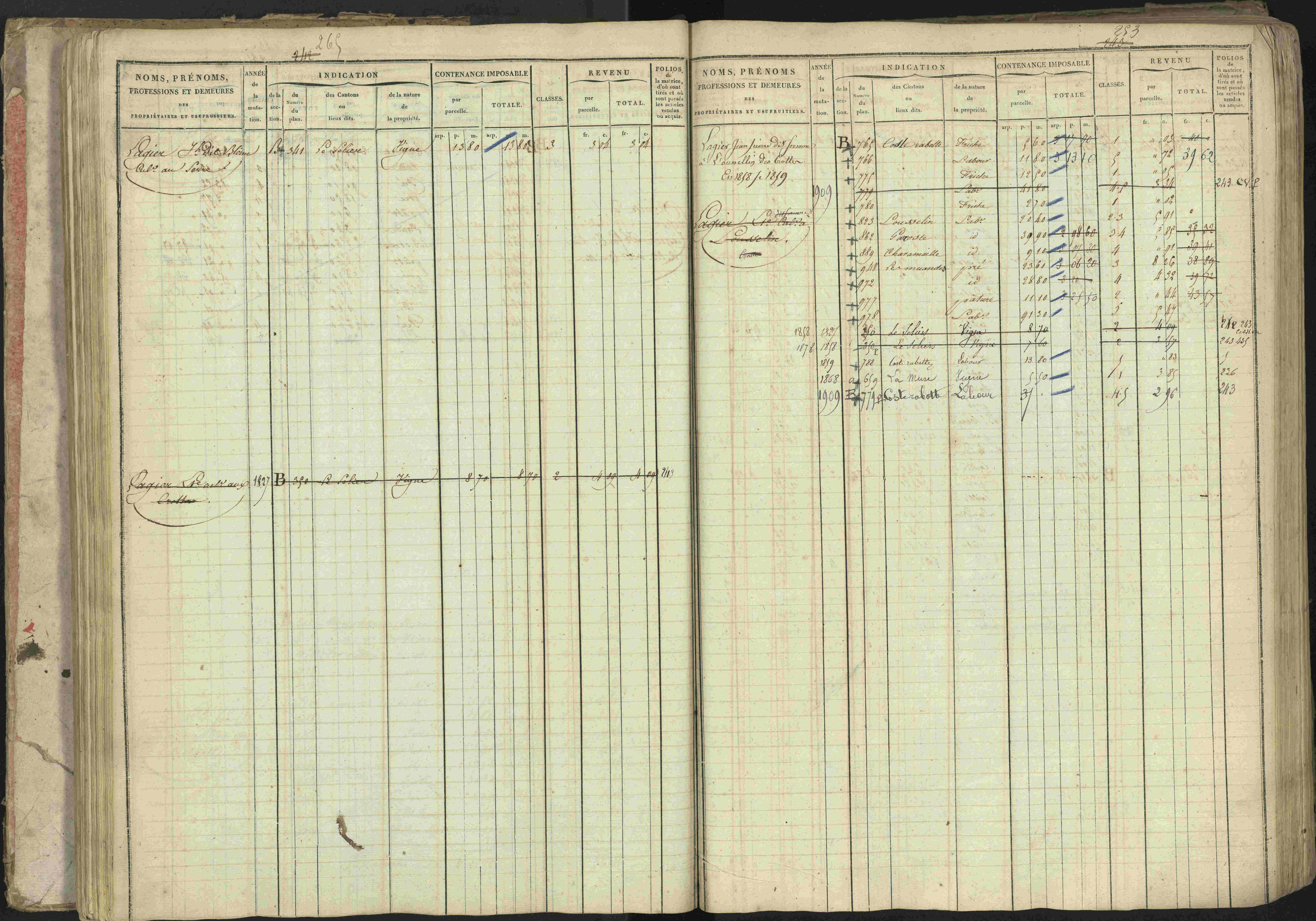 Baratier - 3 P 202/1 - 3 P 202/1 - Matrice, folios 1-440.