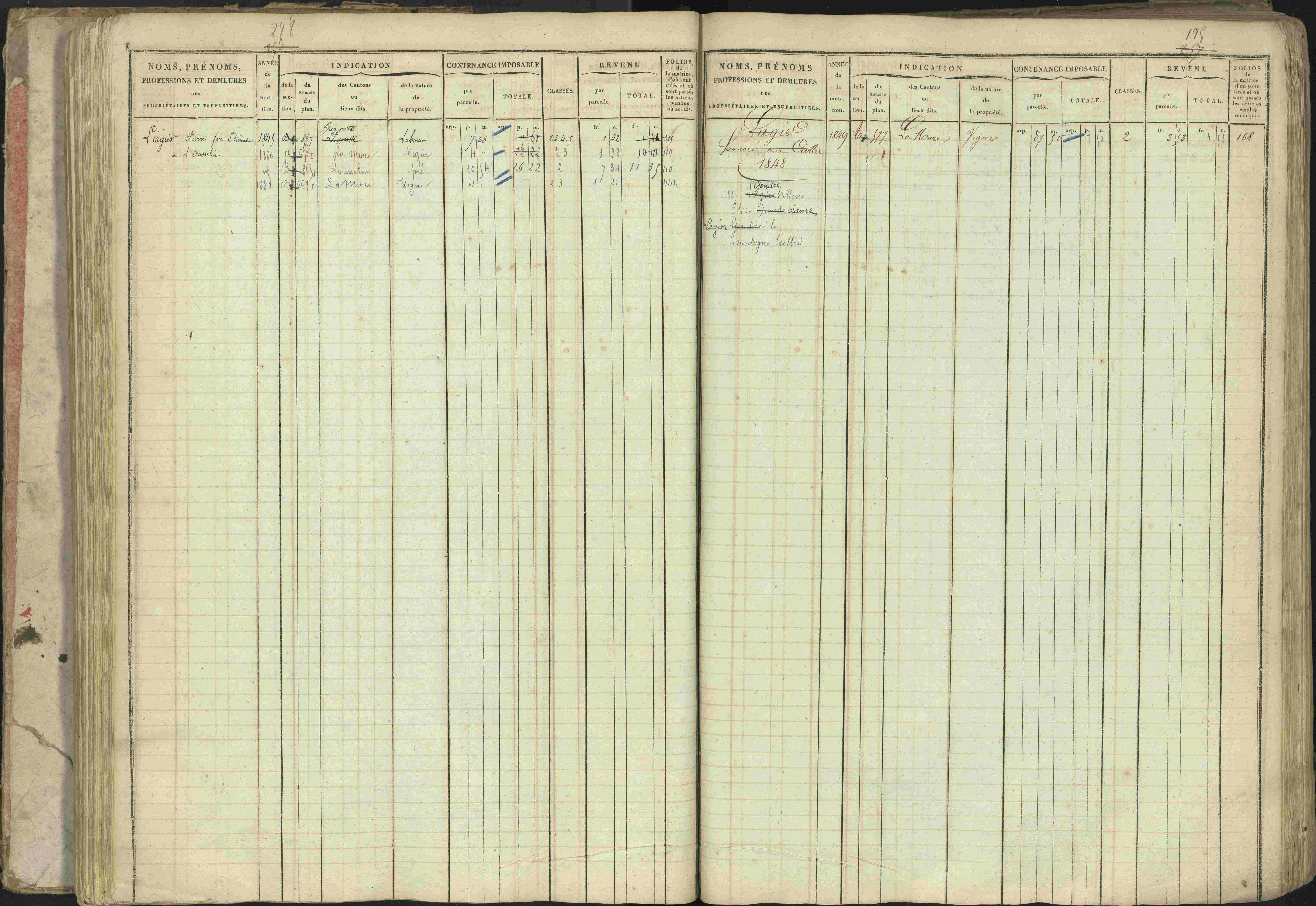 Baratier - 3 P 202/1 - 3 P 202/1 - Matrice, folios 1-440.