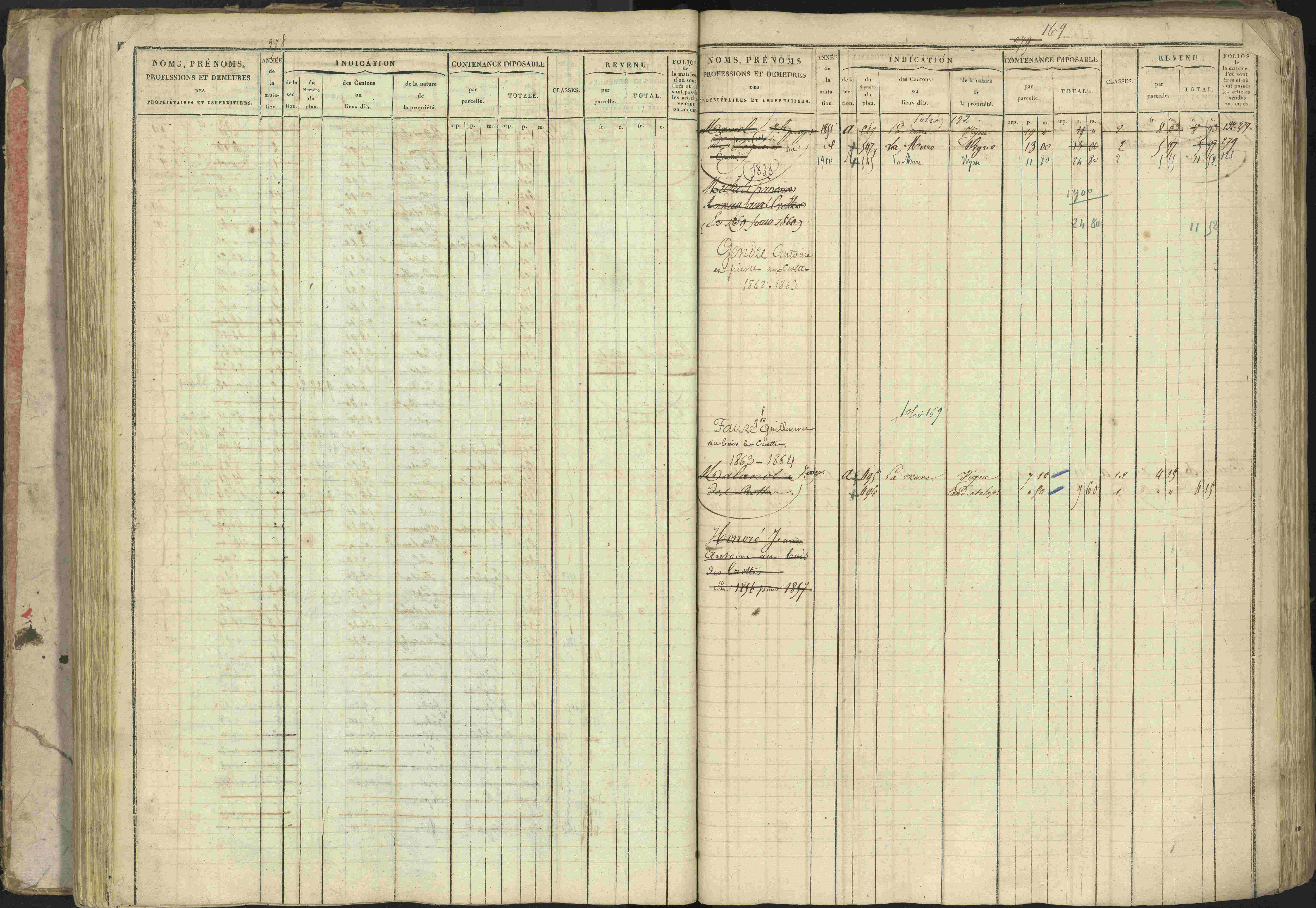 Baratier - 3 P 202/1 - 3 P 202/1 - Matrice, folios 1-440.