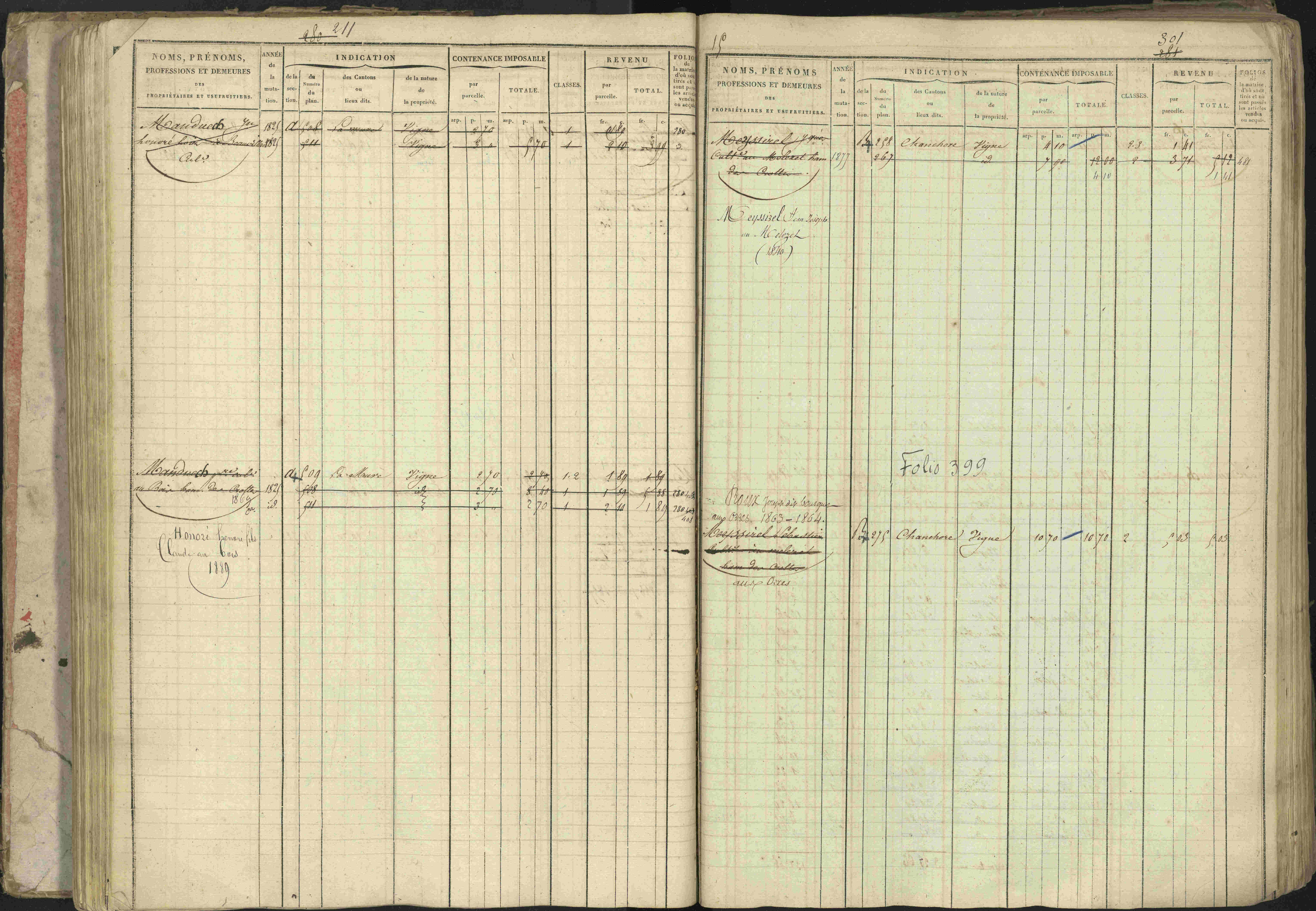 Baratier - 3 P 202/1 - 3 P 202/1 - Matrice, folios 1-440.