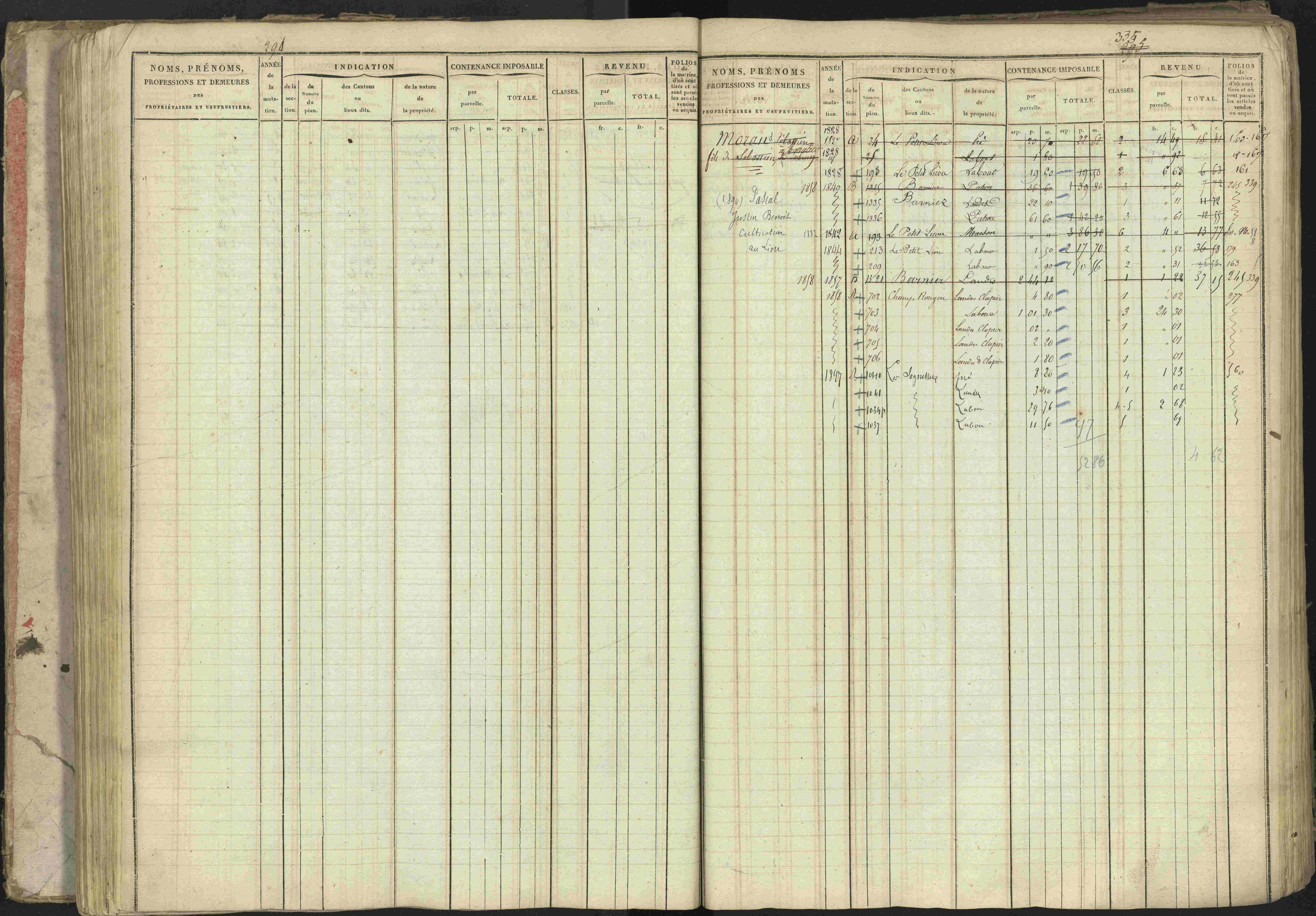 Baratier - 3 P 202/1 - 3 P 202/1 - Matrice, folios 1-440.