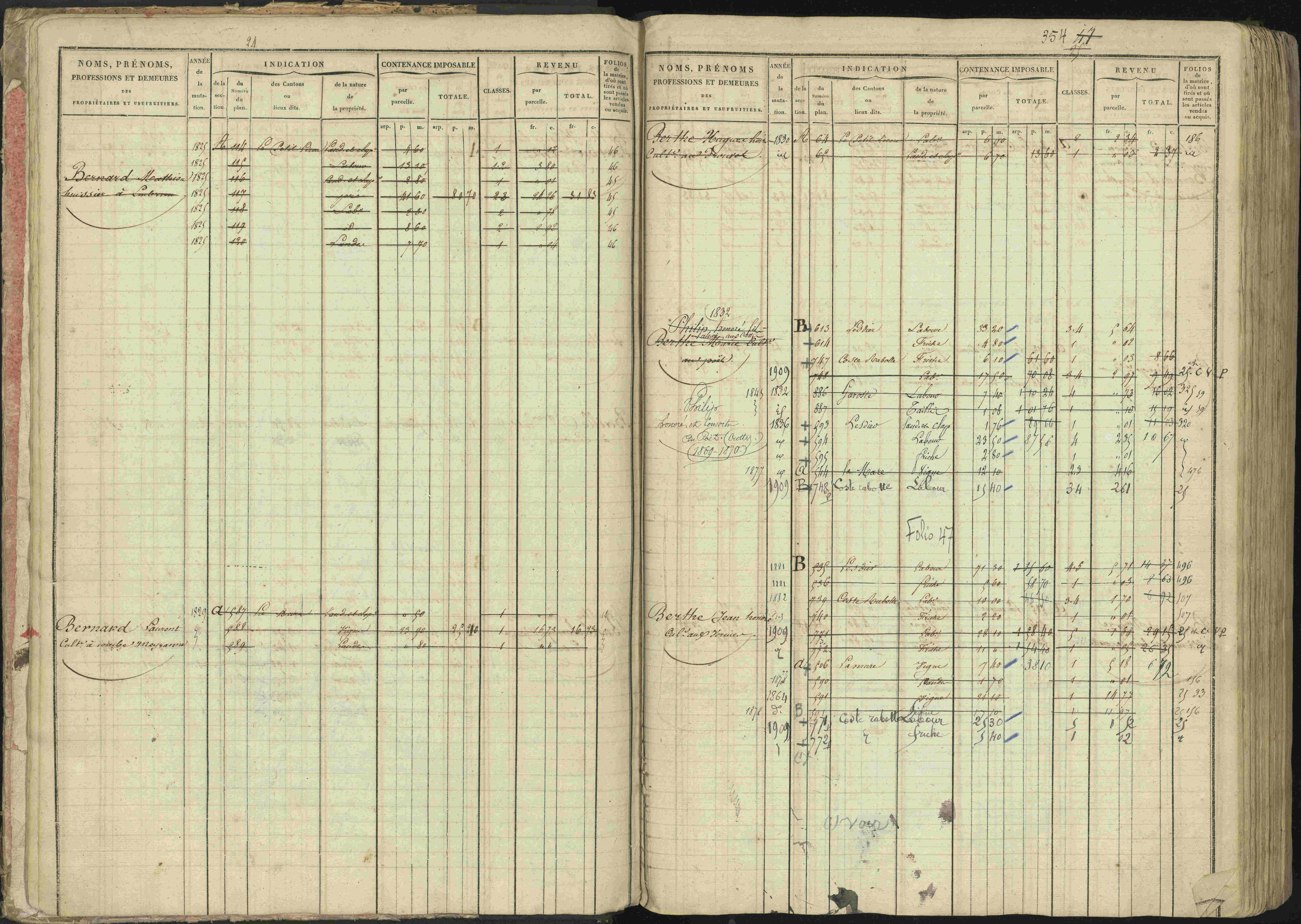 Baratier - 3 P 202/1 - 3 P 202/1 - Matrice, folios 1-440.