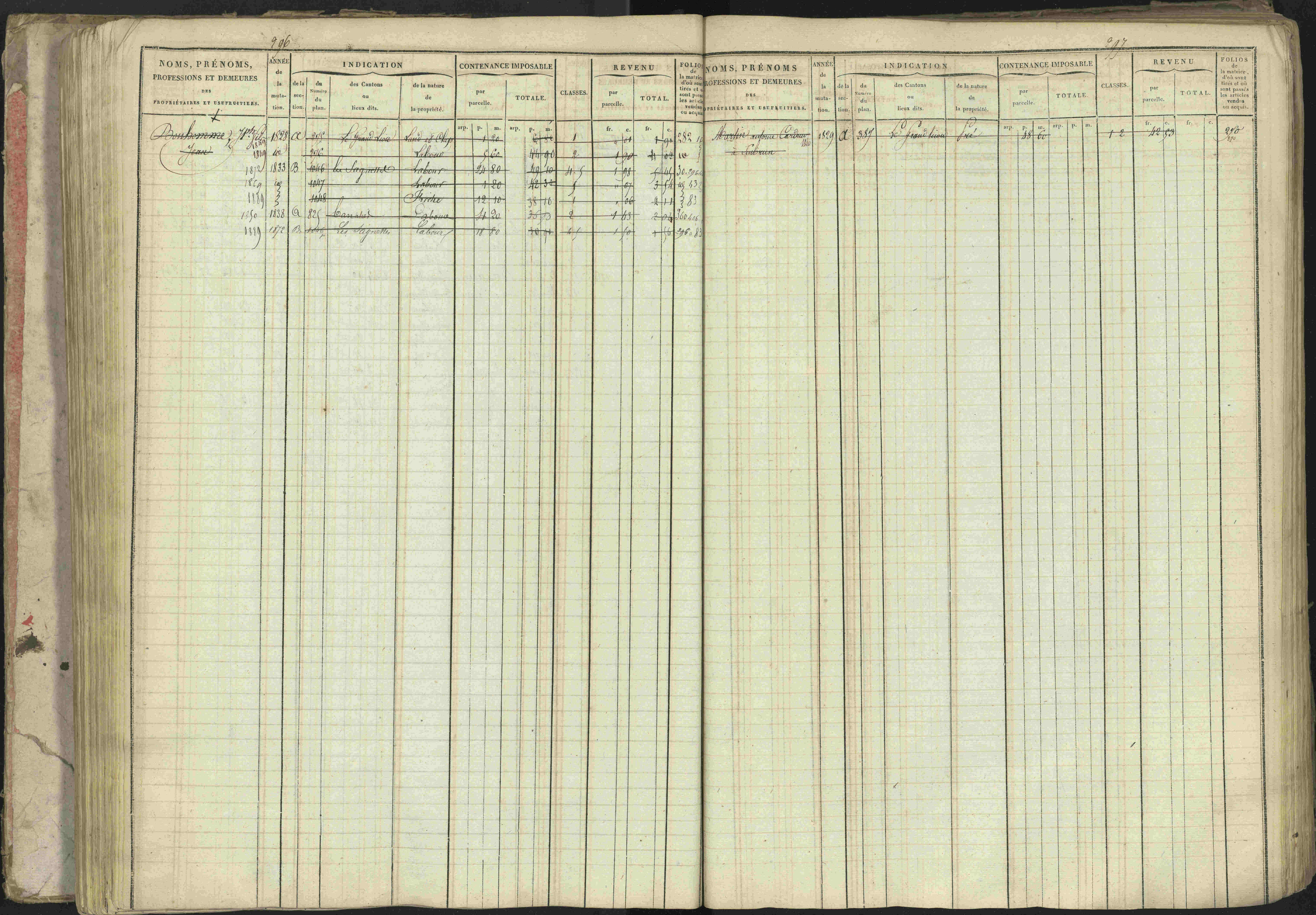 Baratier - 3 P 202/1 - 3 P 202/1 - Matrice, folios 1-440.