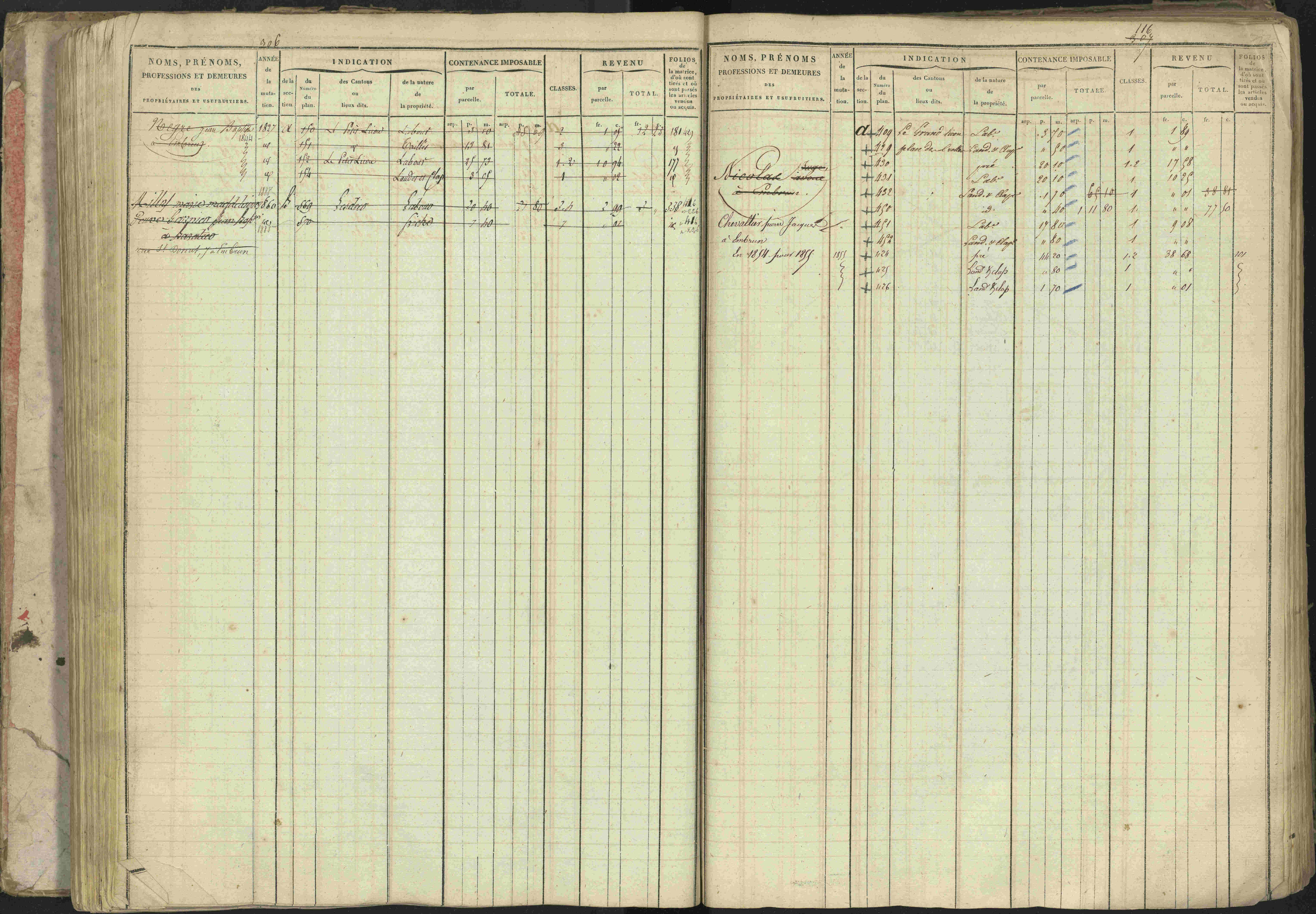Baratier - 3 P 202/1 - 3 P 202/1 - Matrice, folios 1-440.