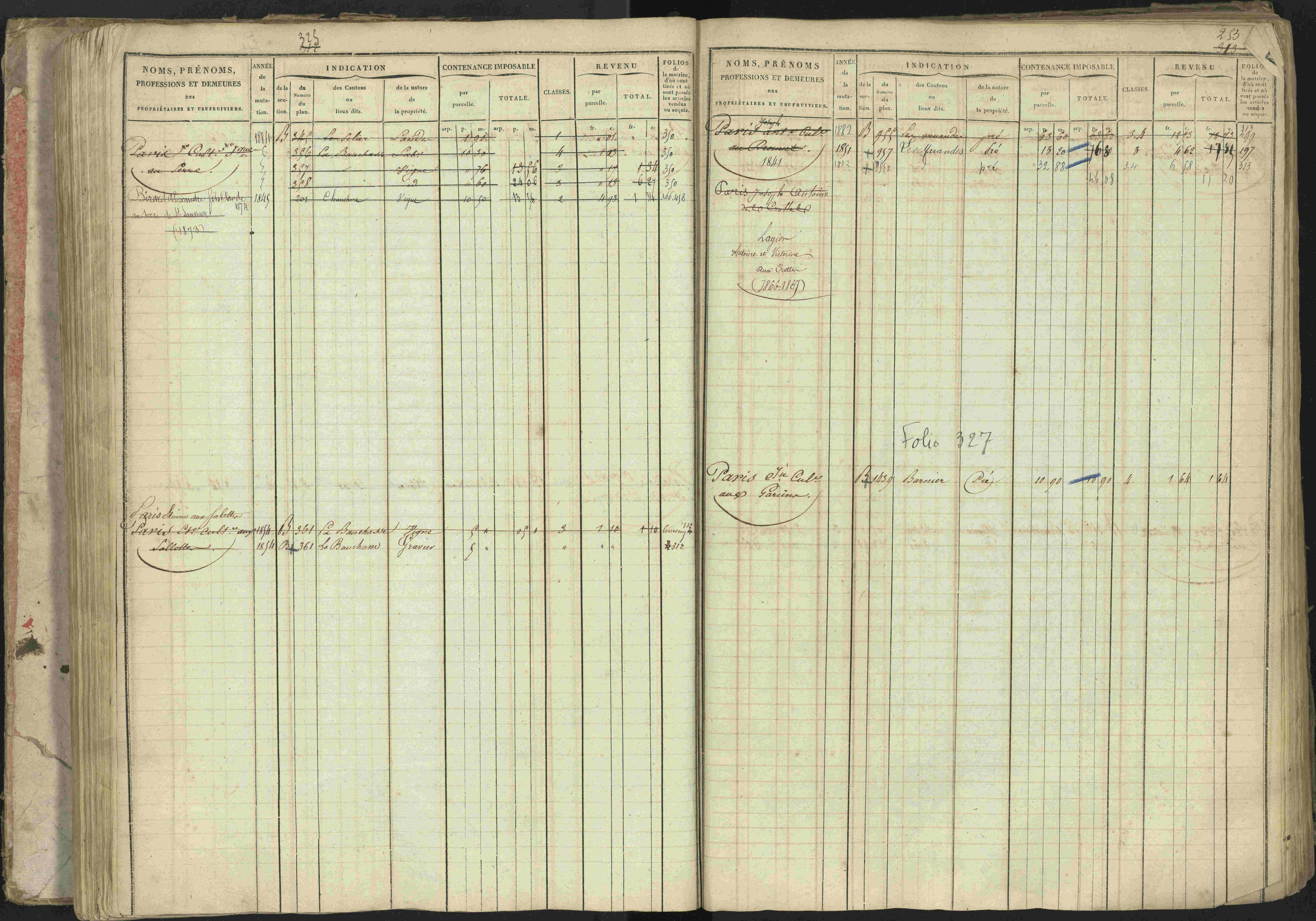 Baratier - 3 P 202/1 - 3 P 202/1 - Matrice, folios 1-440.