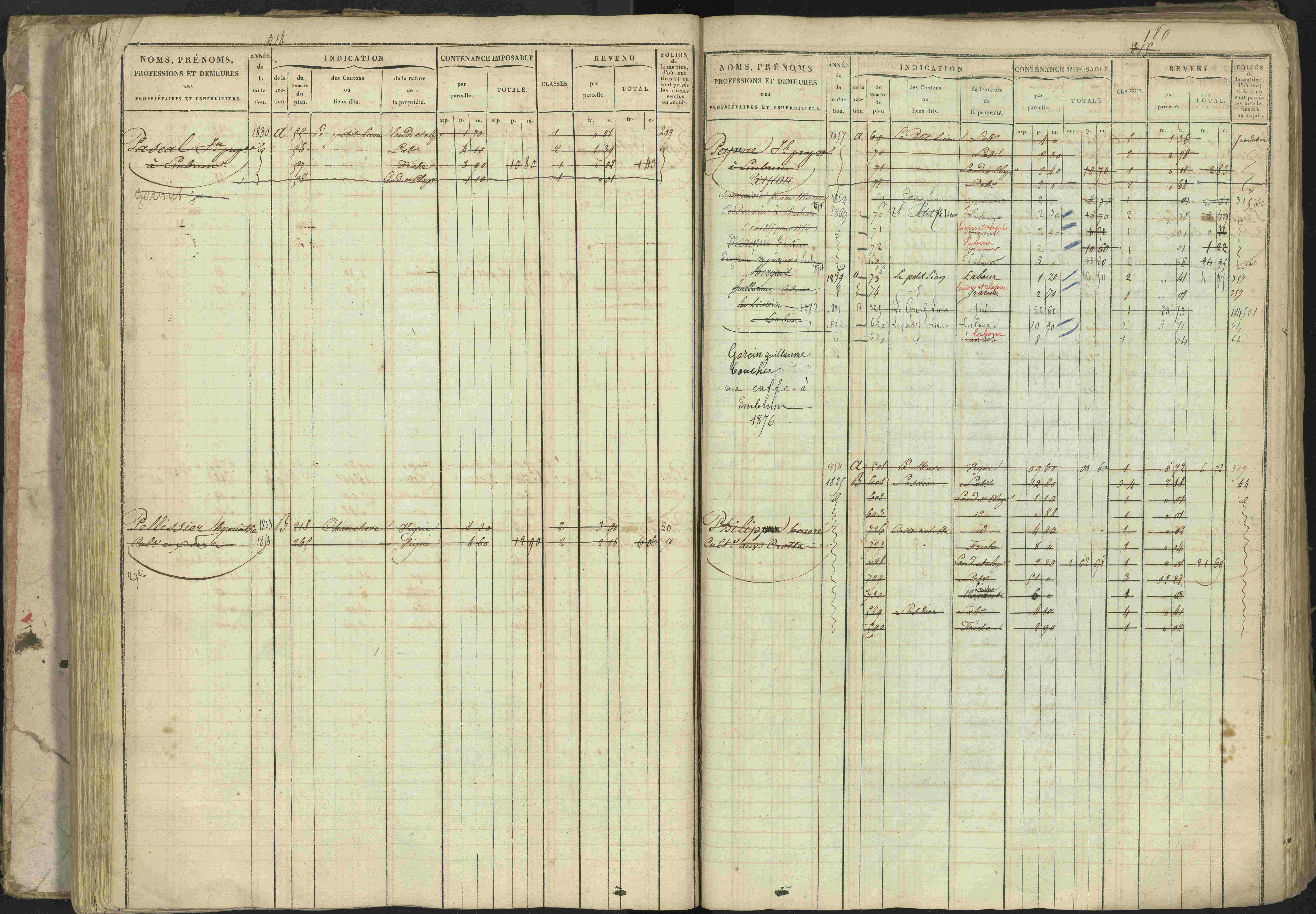 Baratier - 3 P 202/1 - 3 P 202/1 - Matrice, folios 1-440.