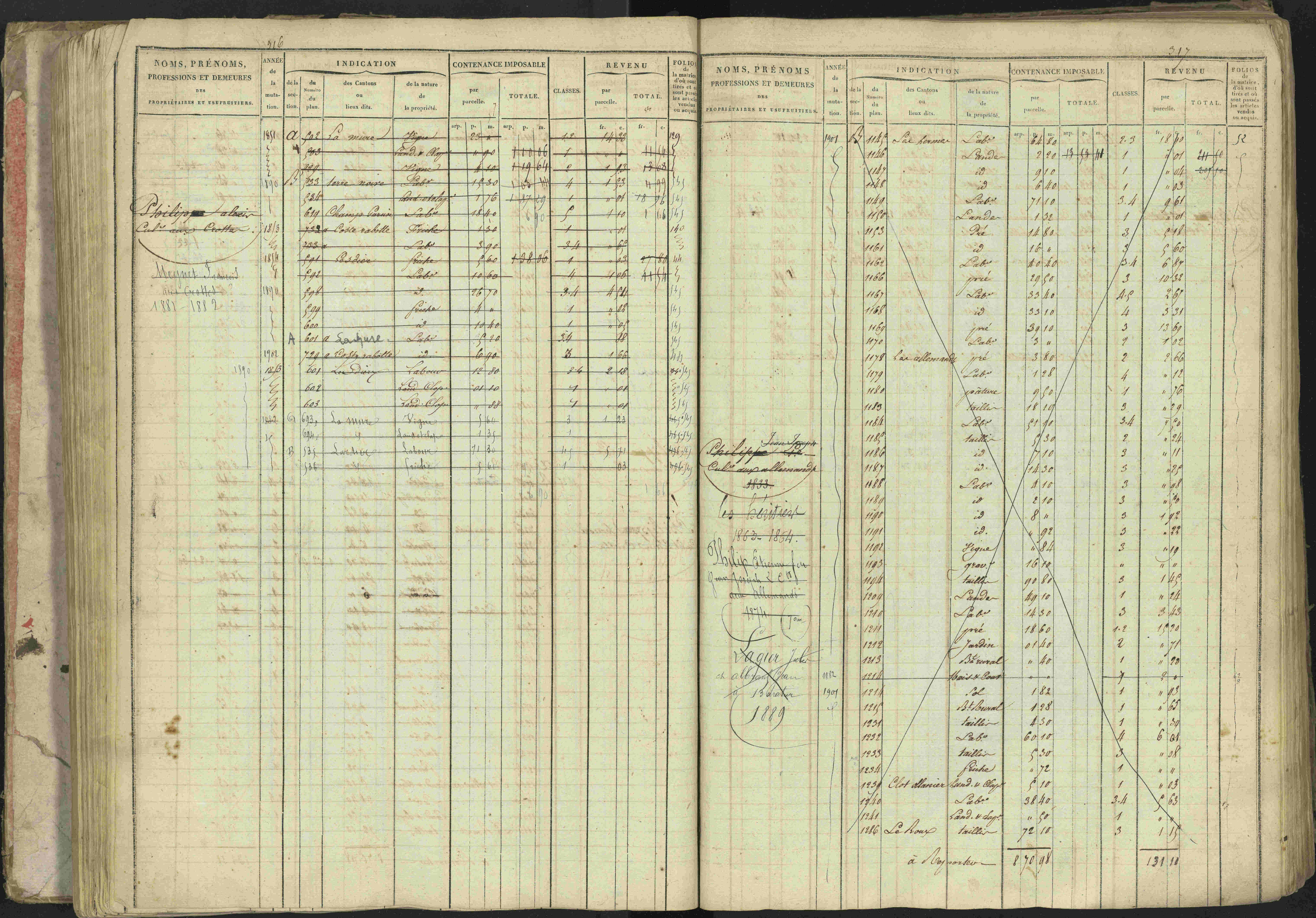 Baratier - 3 P 202/1 - 3 P 202/1 - Matrice, folios 1-440.