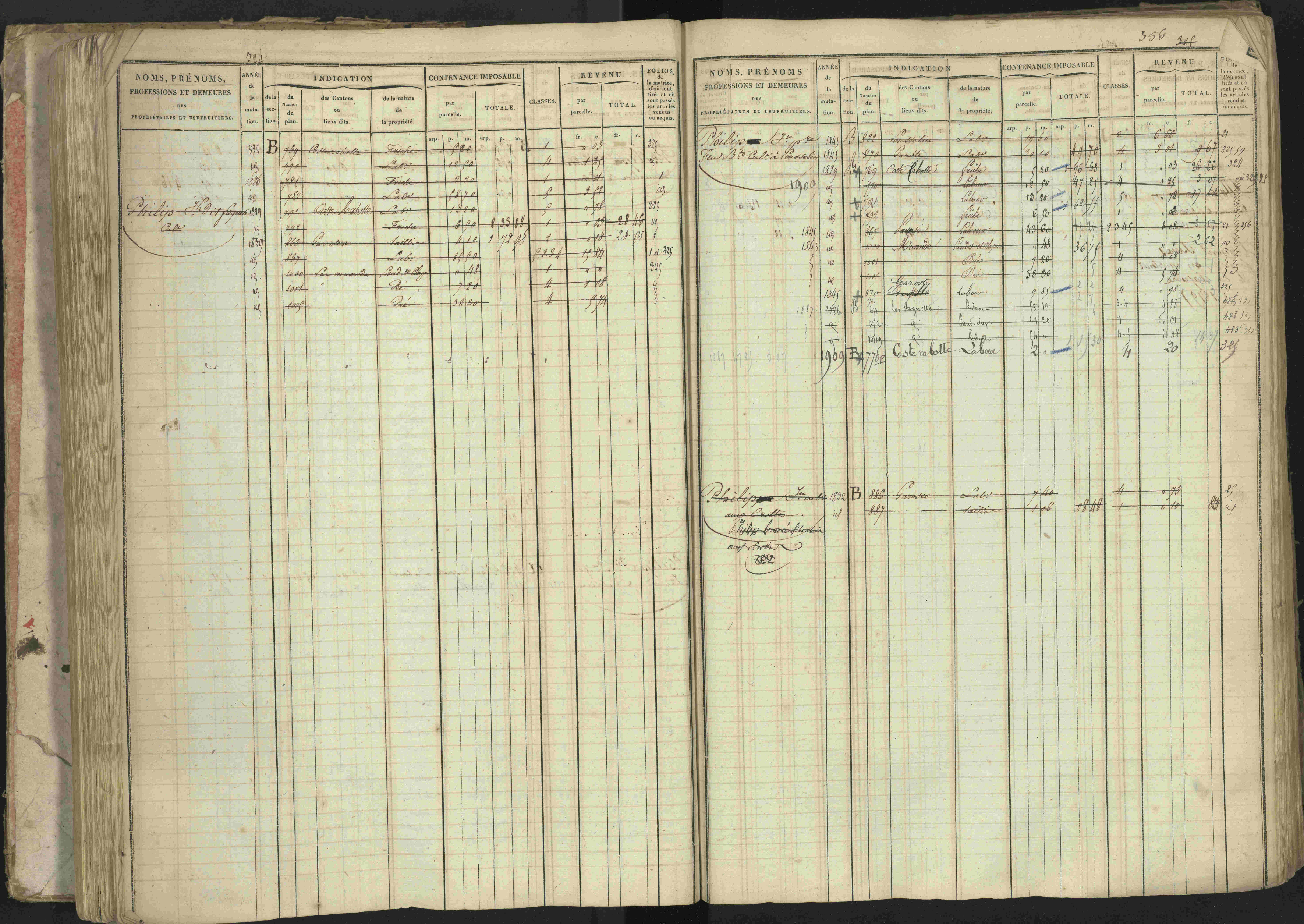 Baratier - 3 P 202/1 - 3 P 202/1 - Matrice, folios 1-440.