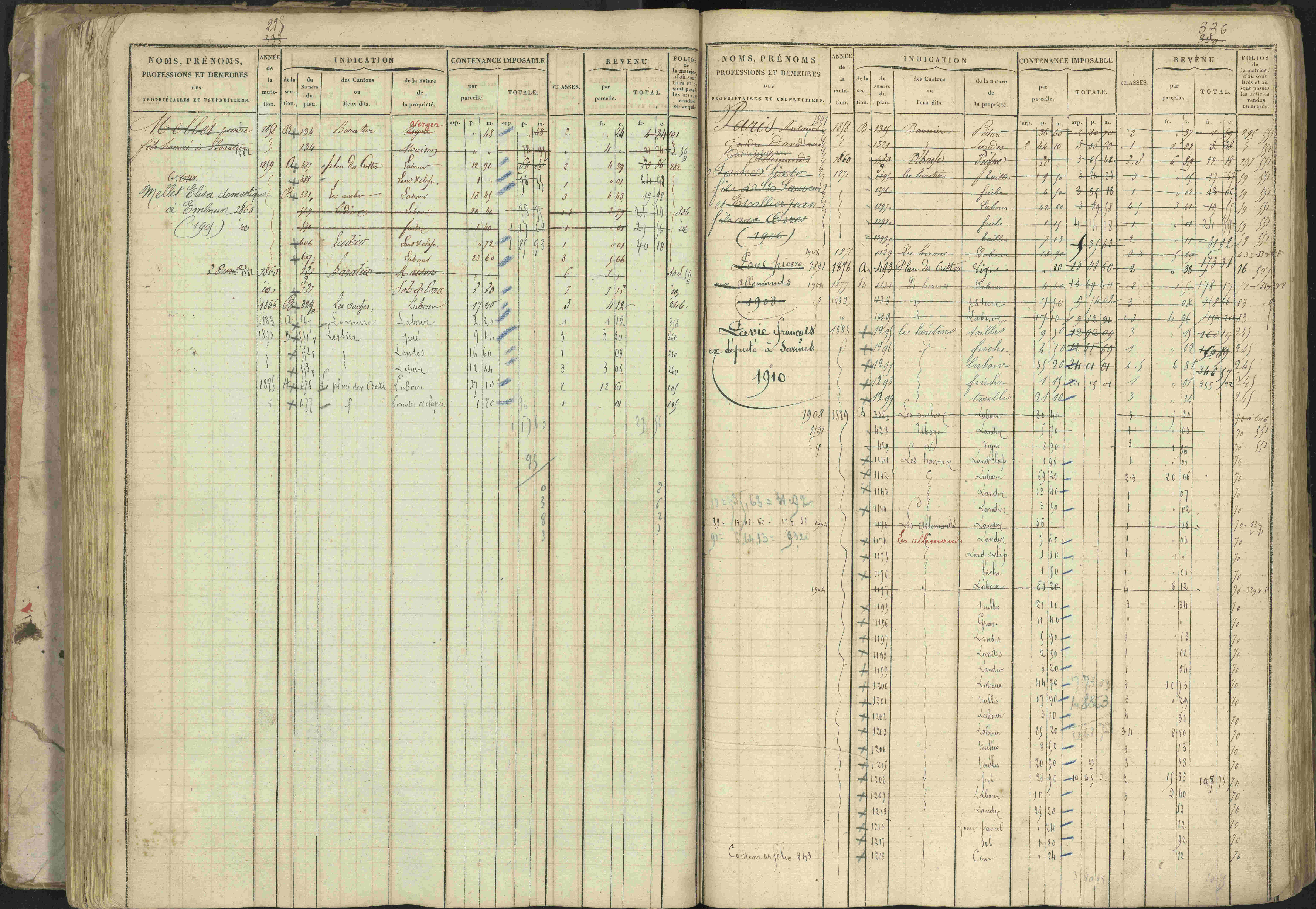 Baratier - 3 P 202/1 - 3 P 202/1 - Matrice, folios 1-440.