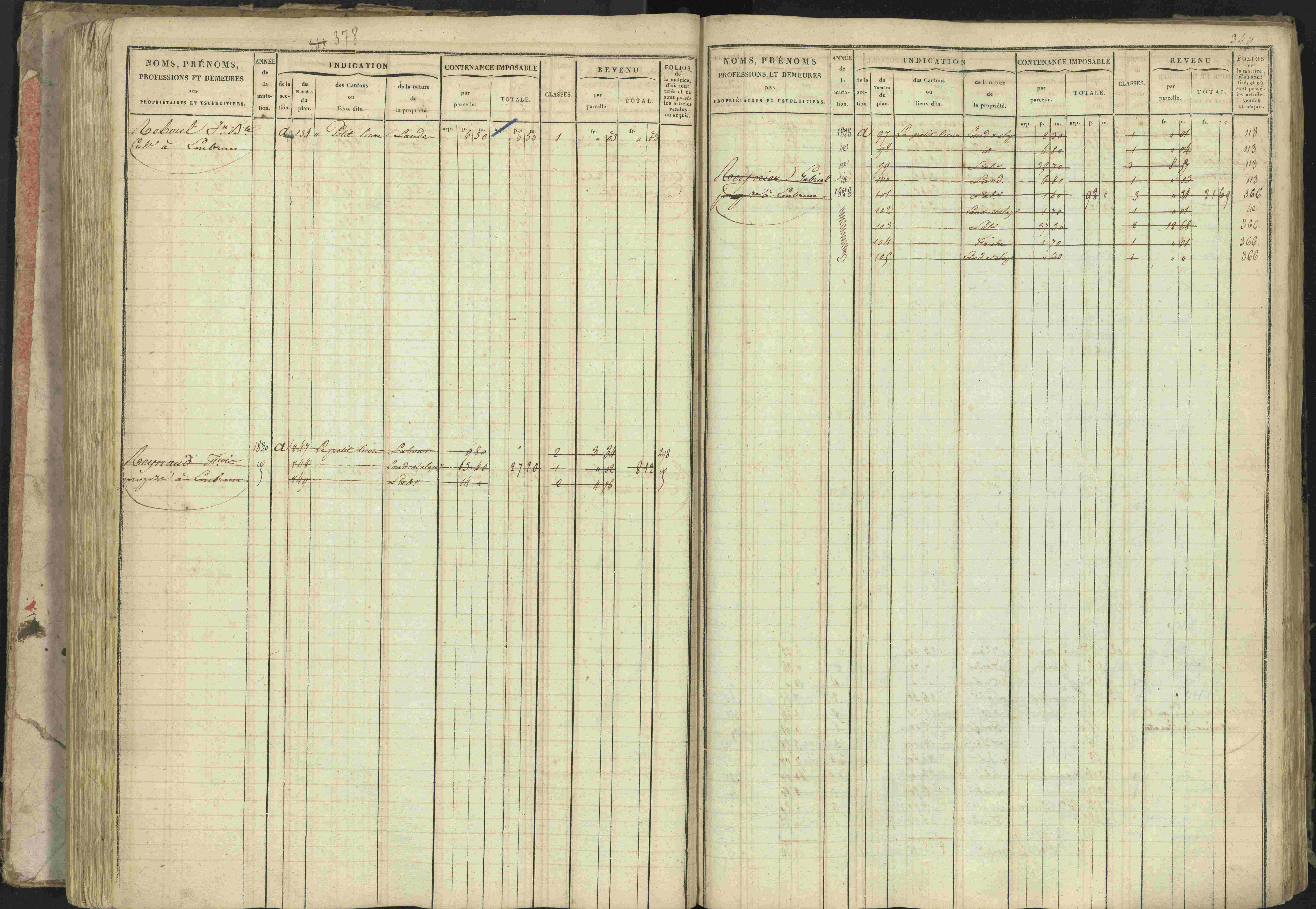 Baratier - 3 P 202/1 - 3 P 202/1 - Matrice, folios 1-440.