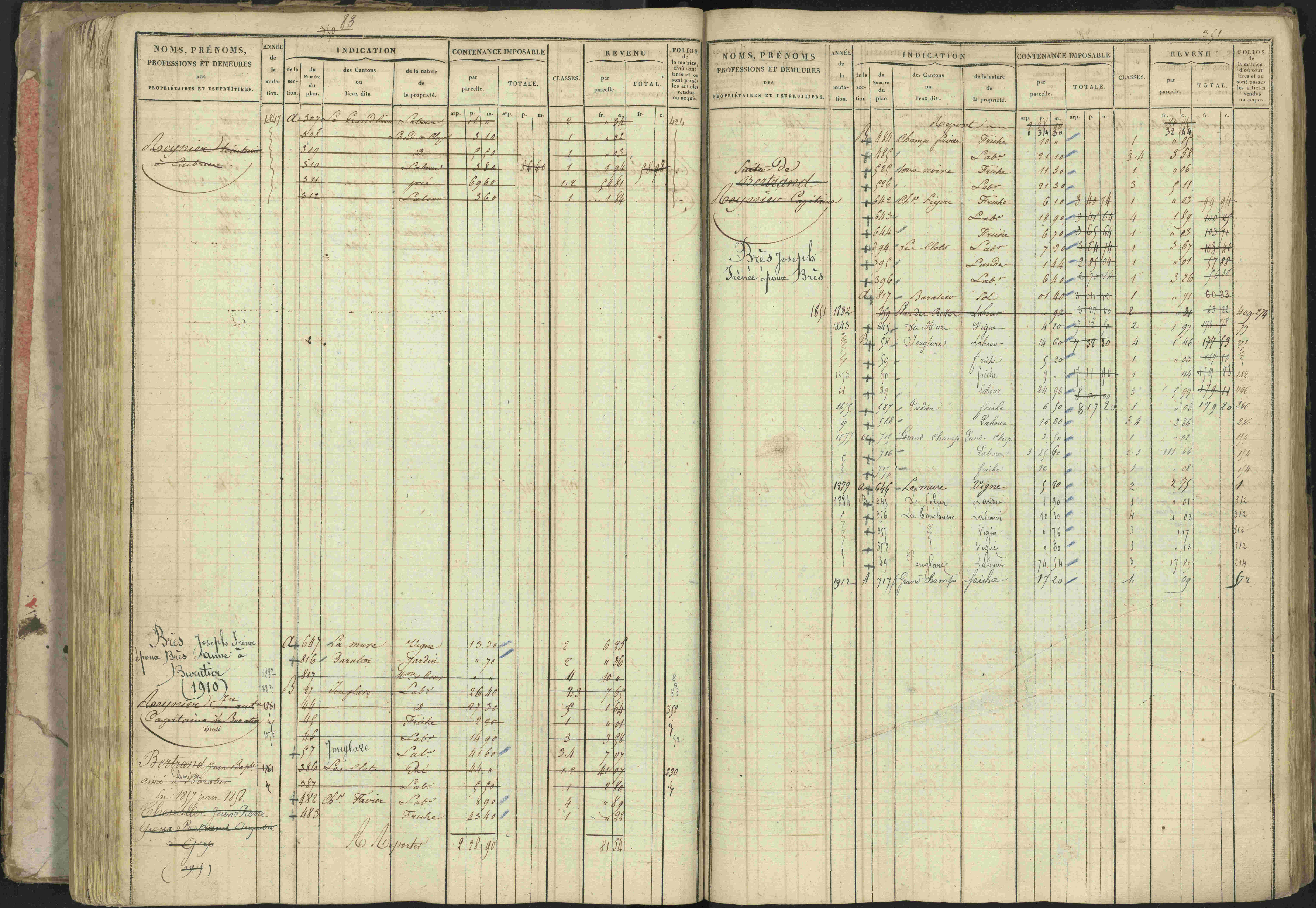 Baratier - 3 P 202/1 - 3 P 202/1 - Matrice, folios 1-440.