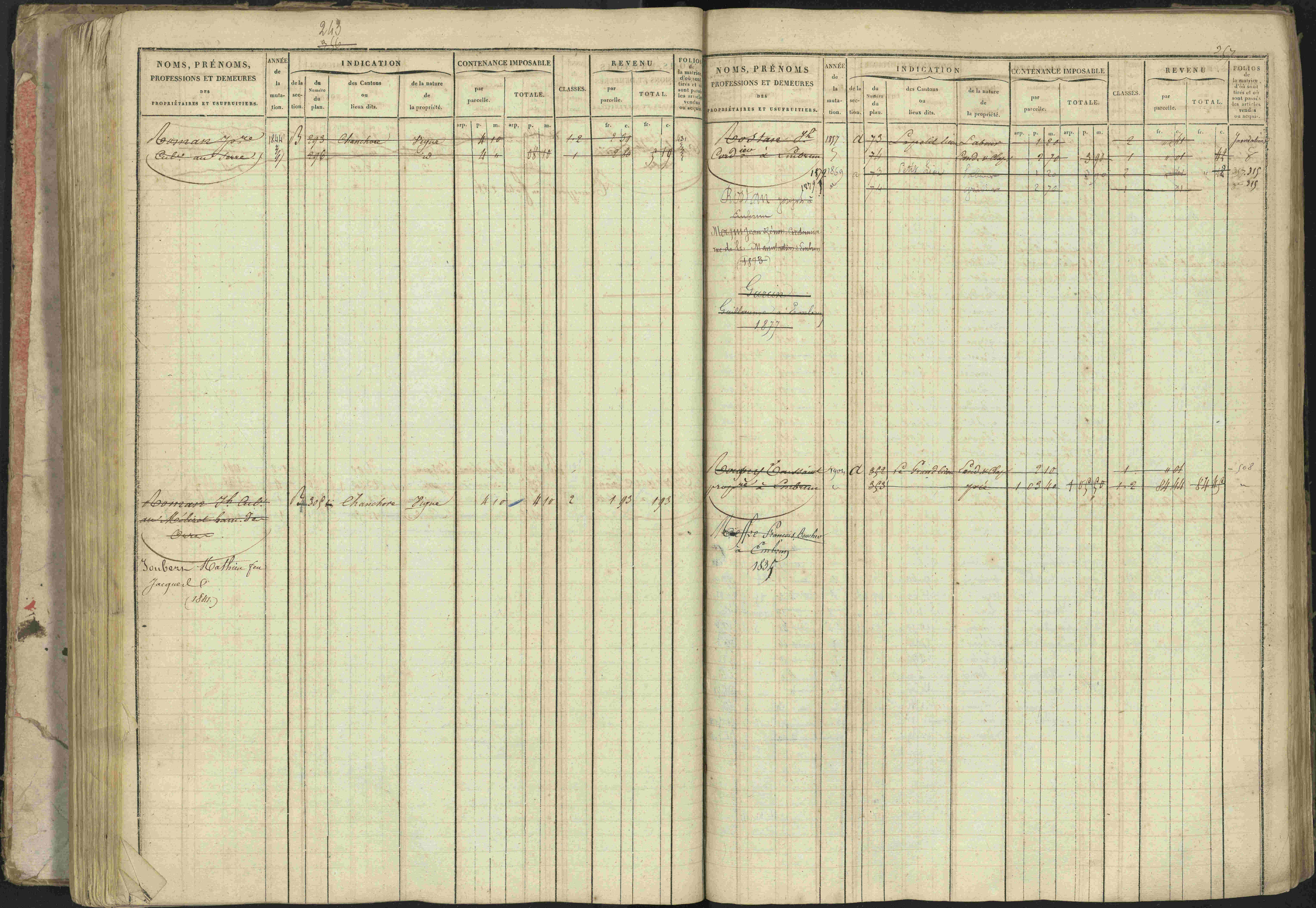 Baratier - 3 P 202/1 - 3 P 202/1 - Matrice, folios 1-440.