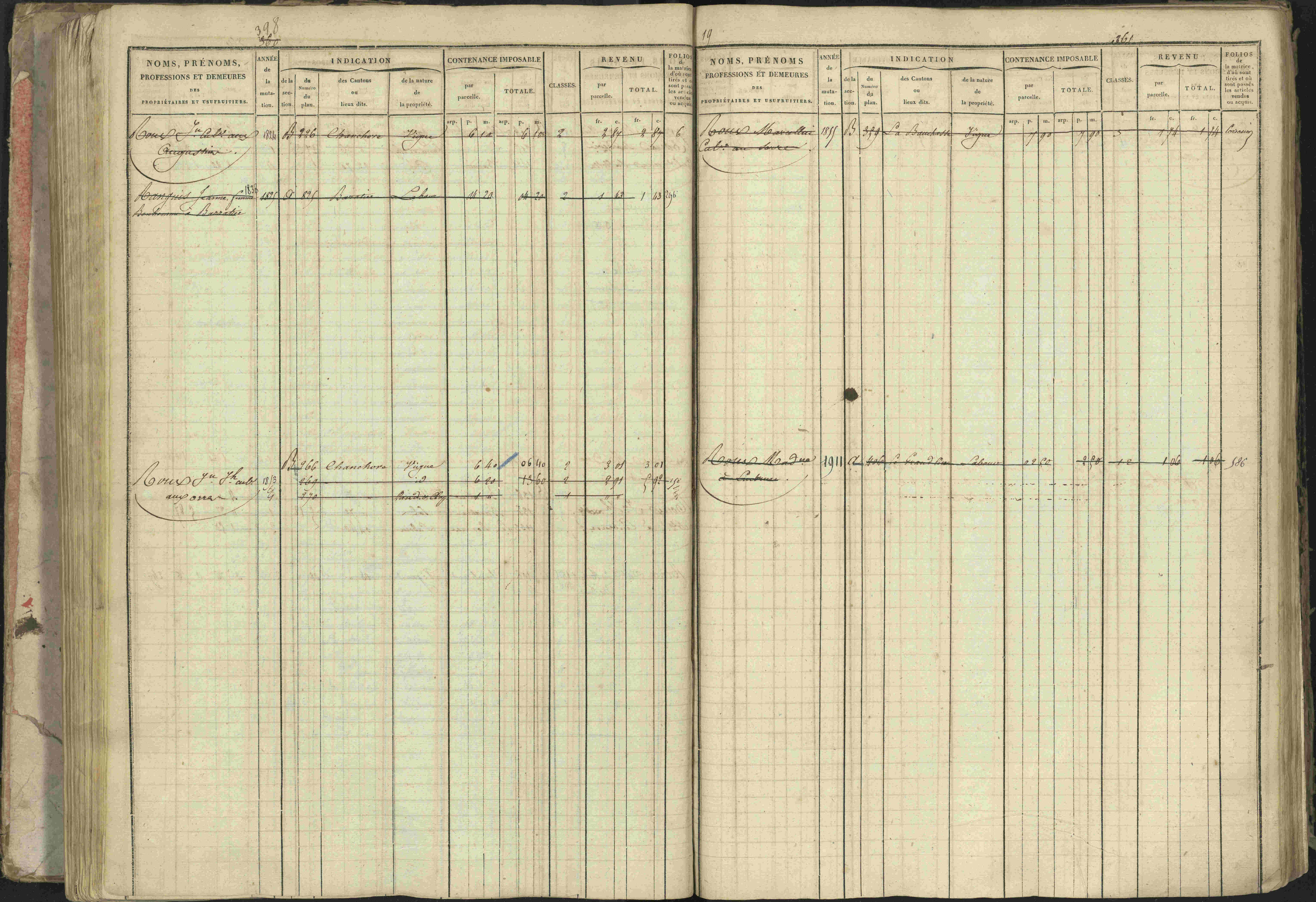 Baratier - 3 P 202/1 - 3 P 202/1 - Matrice, folios 1-440.