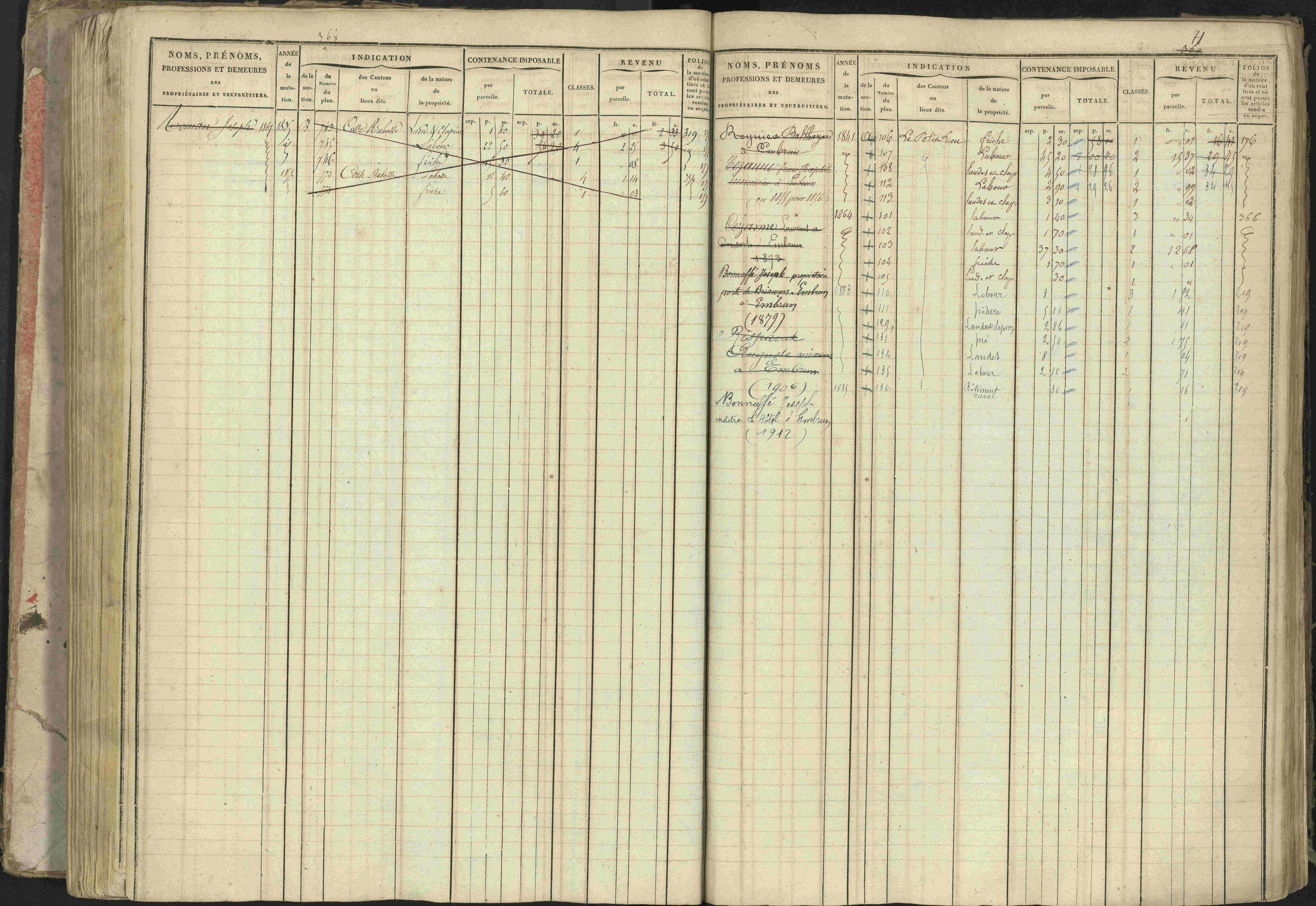 Baratier - 3 P 202/1 - 3 P 202/1 - Matrice, folios 1-440.